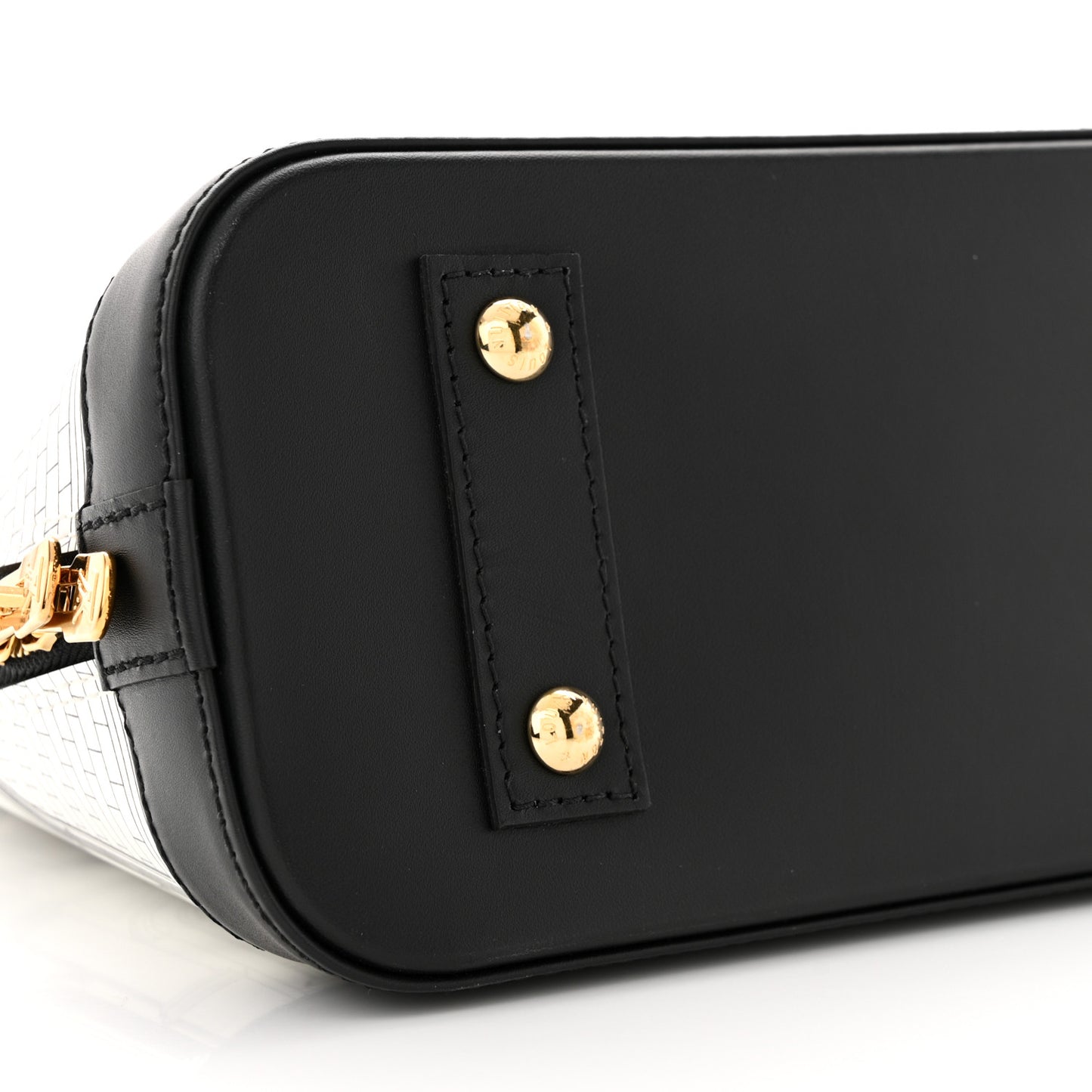 X FORNASETTI Calfskin Architettura Alma BB Black White