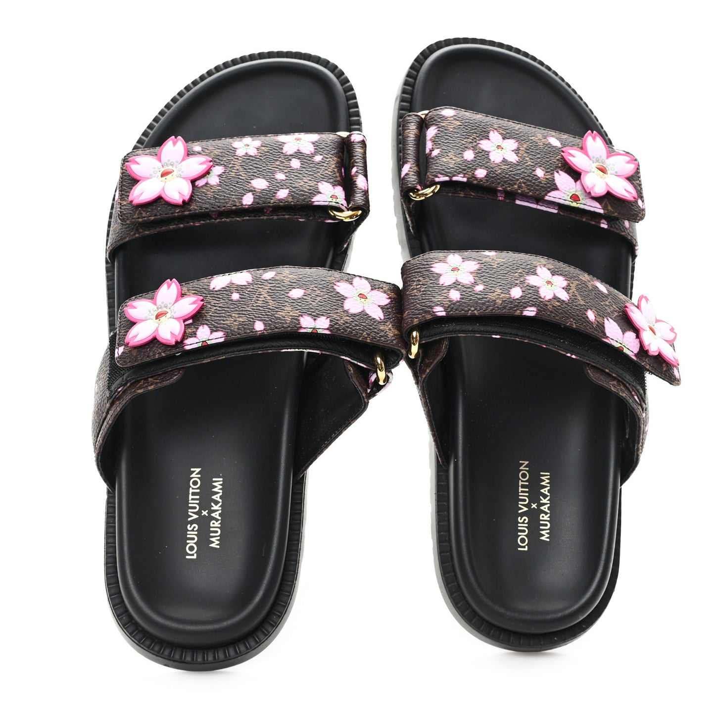 LV X TM Monogram LV Sunset Flat Comfort Mule 39 Sakura Brown
