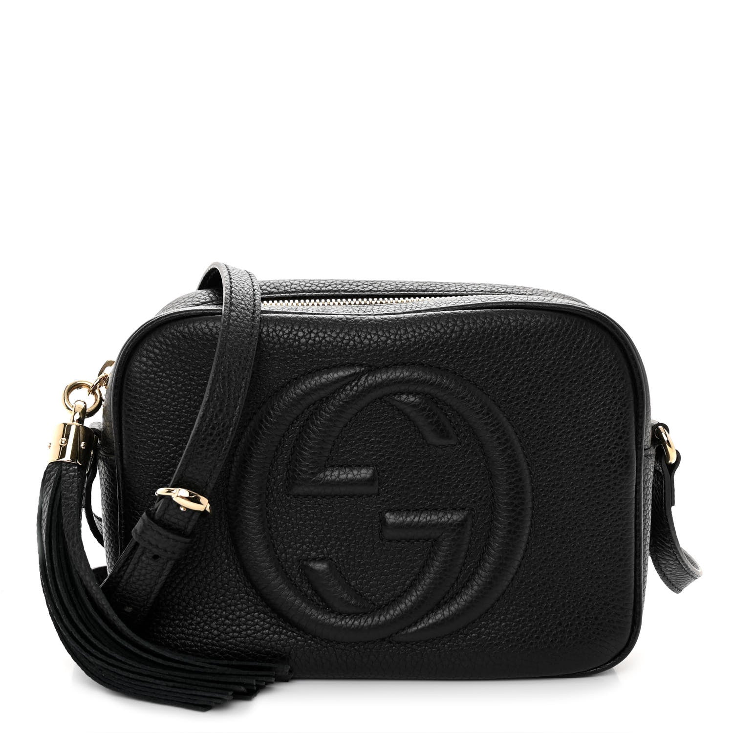 Gucci Pebbled Calfskin Small Soho Disco Bag Black 1 of 11