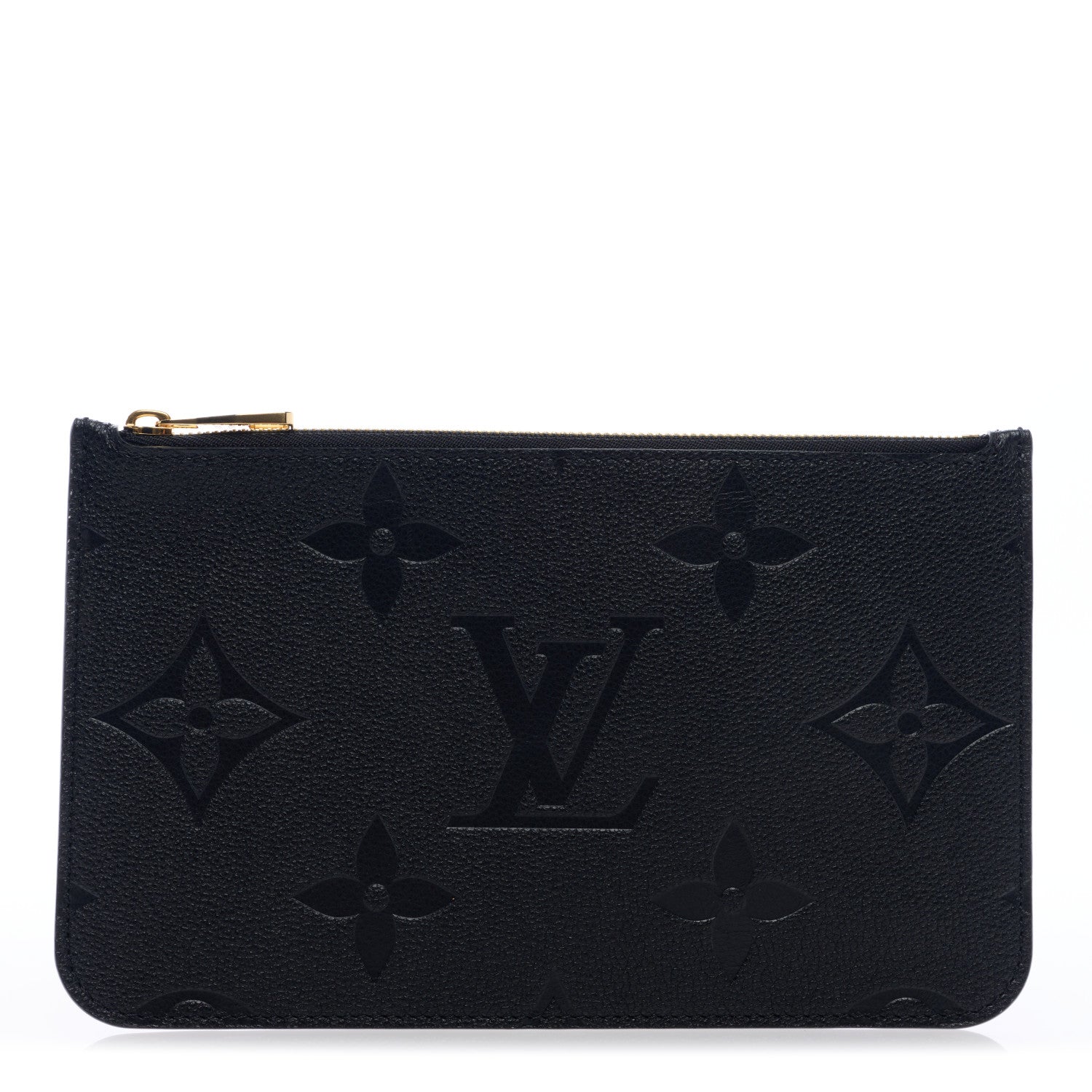 Louis Vuitton Empreinte Monogram Giant Neverfull MM Pochette Black 1 of 5