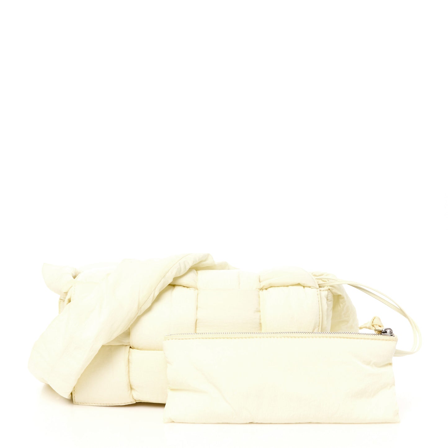 Nylon Intrecciato Padded Tech Cassette Bag Zest Washed