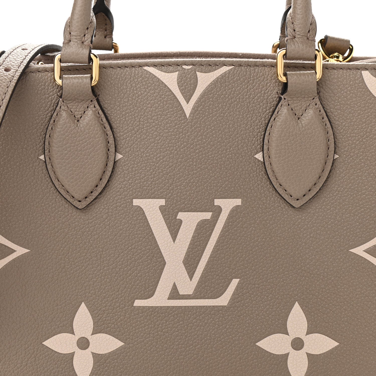 Louis Vuitton Empreinte Monogram Giant Onthego PM Tourterelle Creme 8 of 10