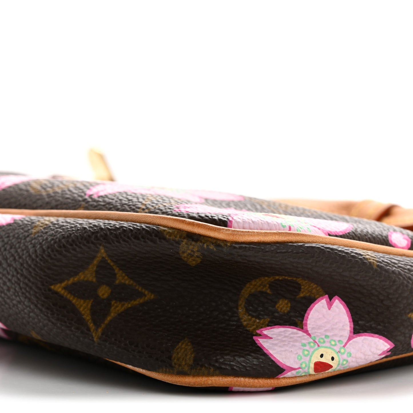 Monogram Cherry Blossom Pochette Accessories Brown