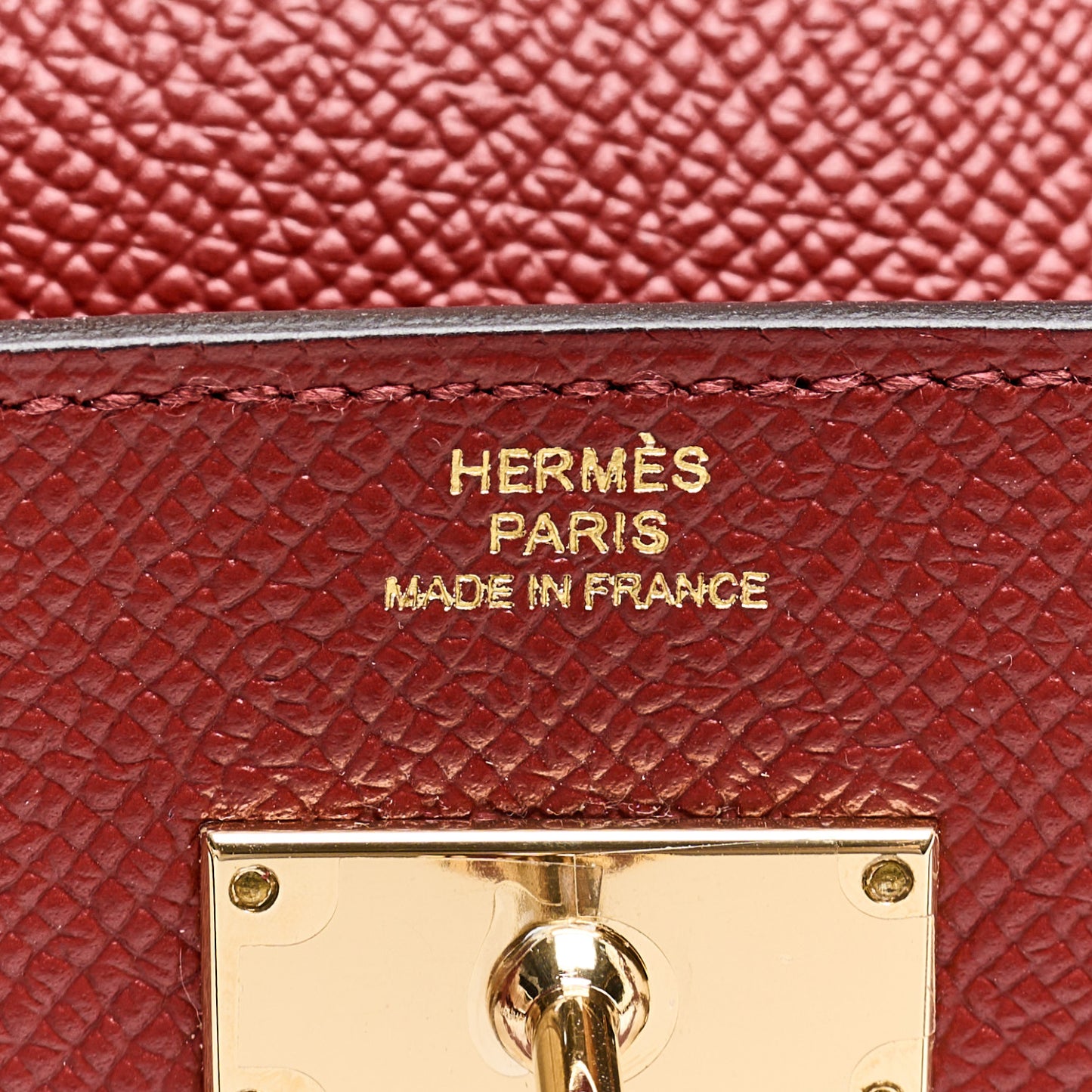 Epsom Kelly Longue Wallet Rouge Grenat