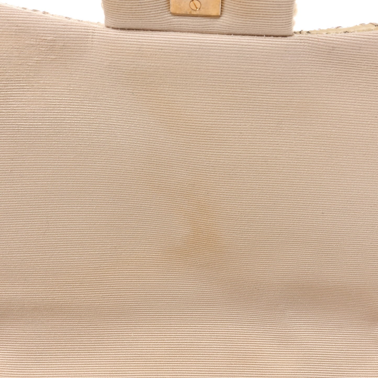 Tweed Patchwork Jumbo Single Flap White