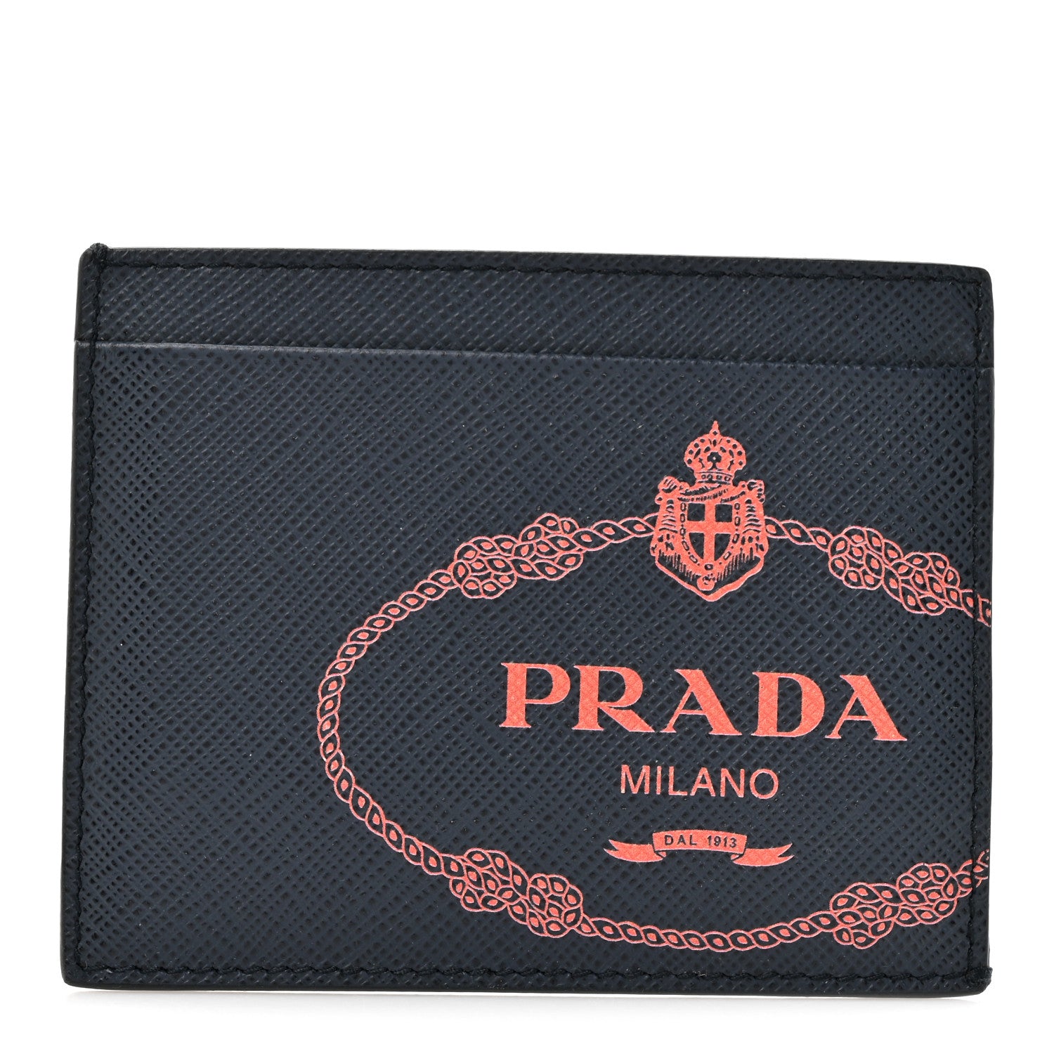 小倉/PRADA SAFFIANO BICOLORE ケース Amazon.com: Prada Lux Saffiano Bicolor Card Case, Nero/Mercurio