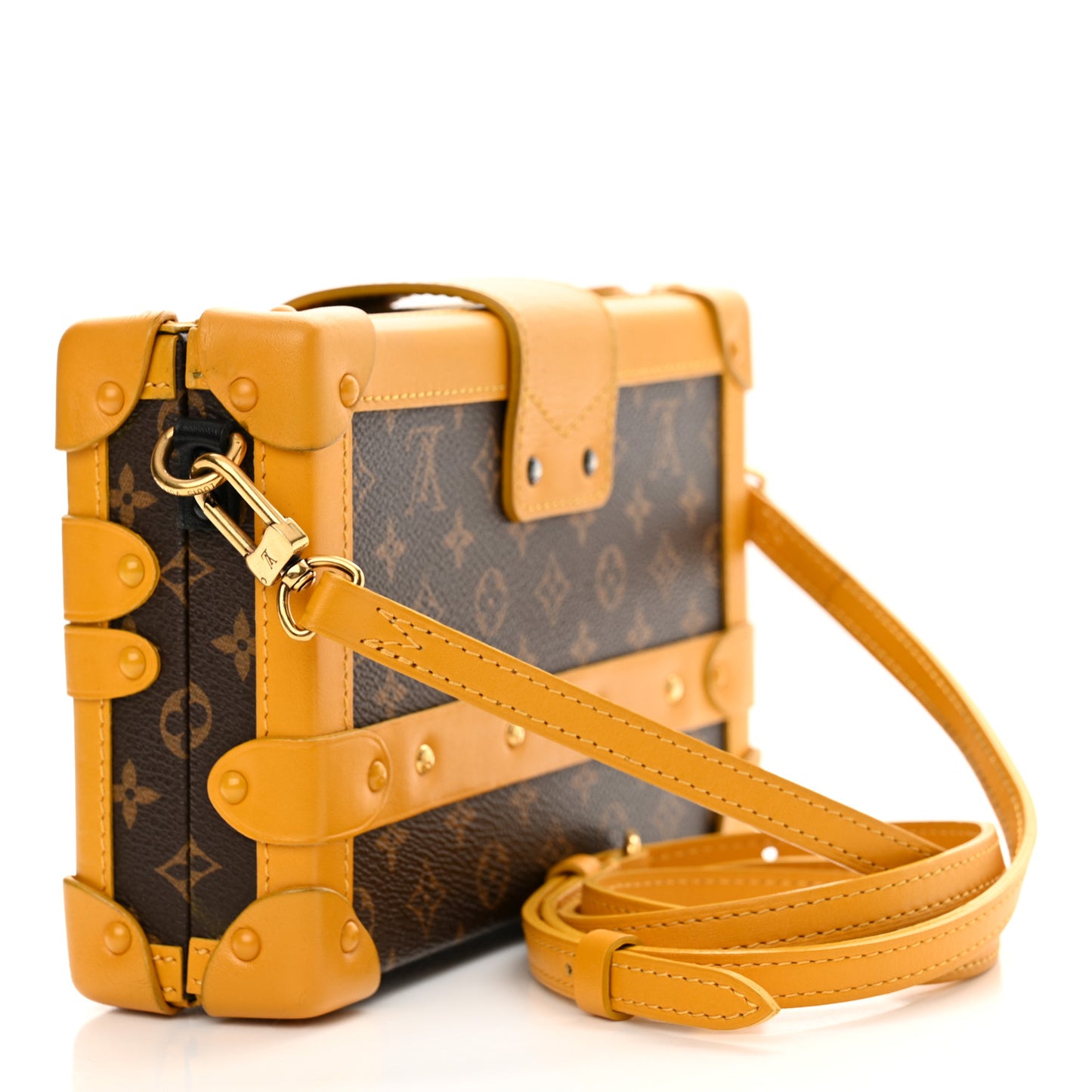 Monogram Petite Malle Brown Yellow