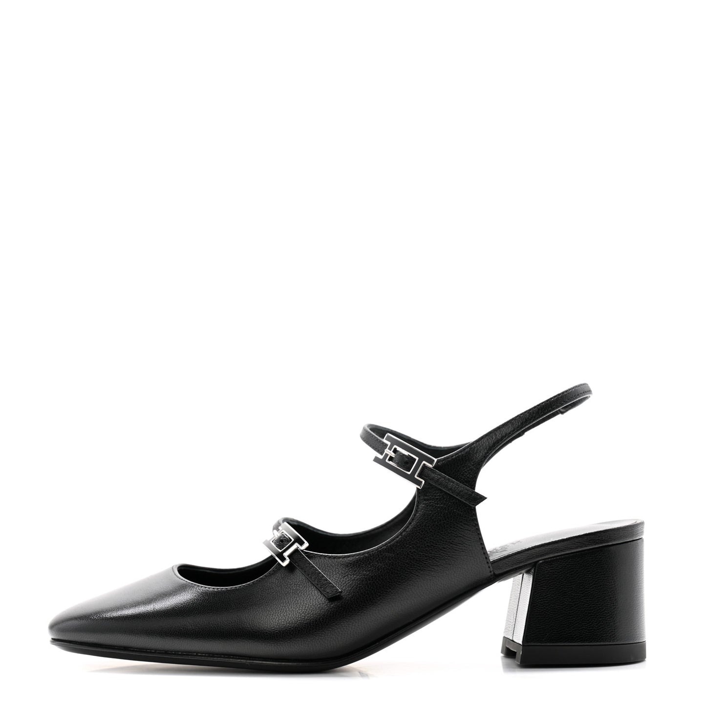 Goatskin Jackie 50 Pumps 36 Black