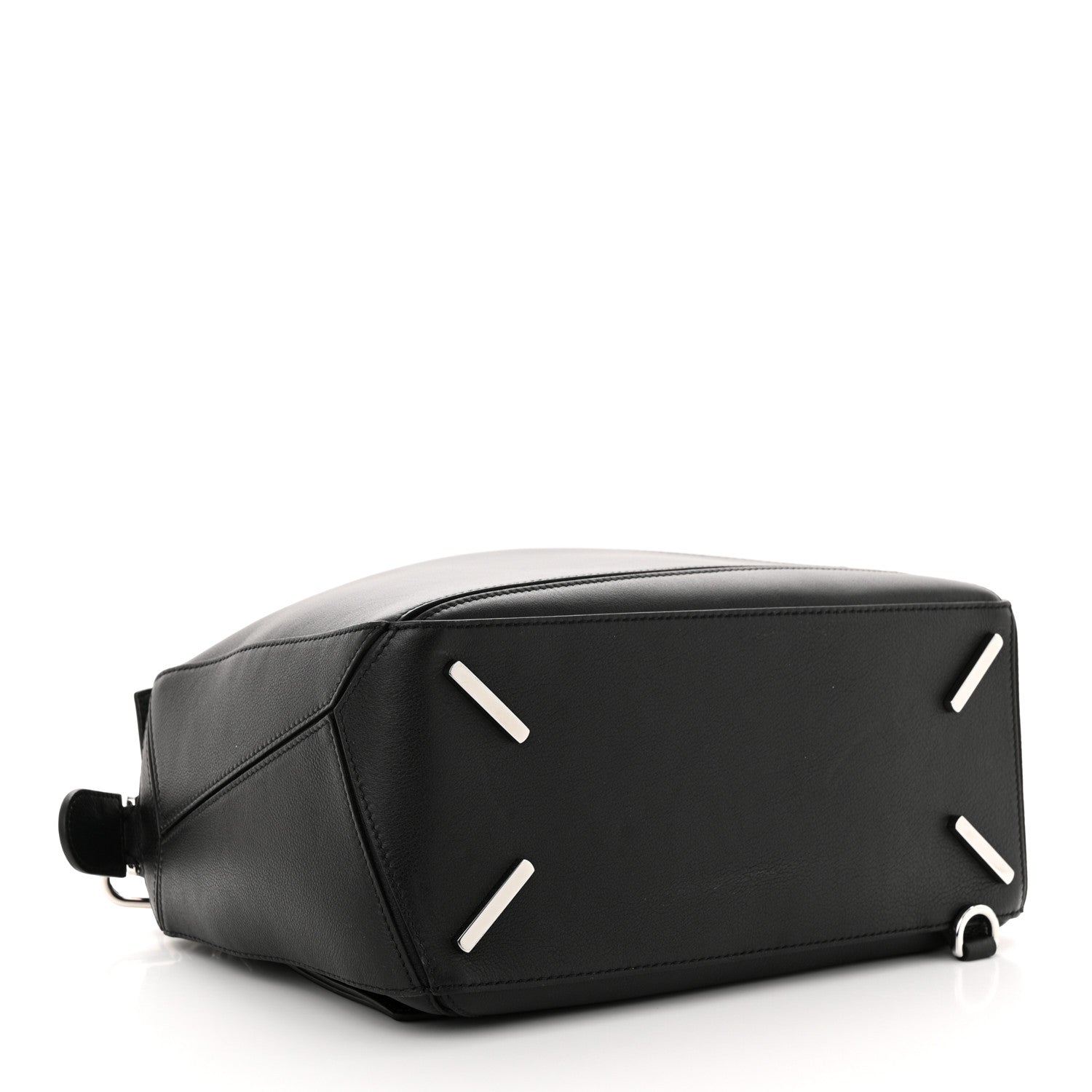 Loewe Calfskin Medium Puzzle Bag Black 4 of 9