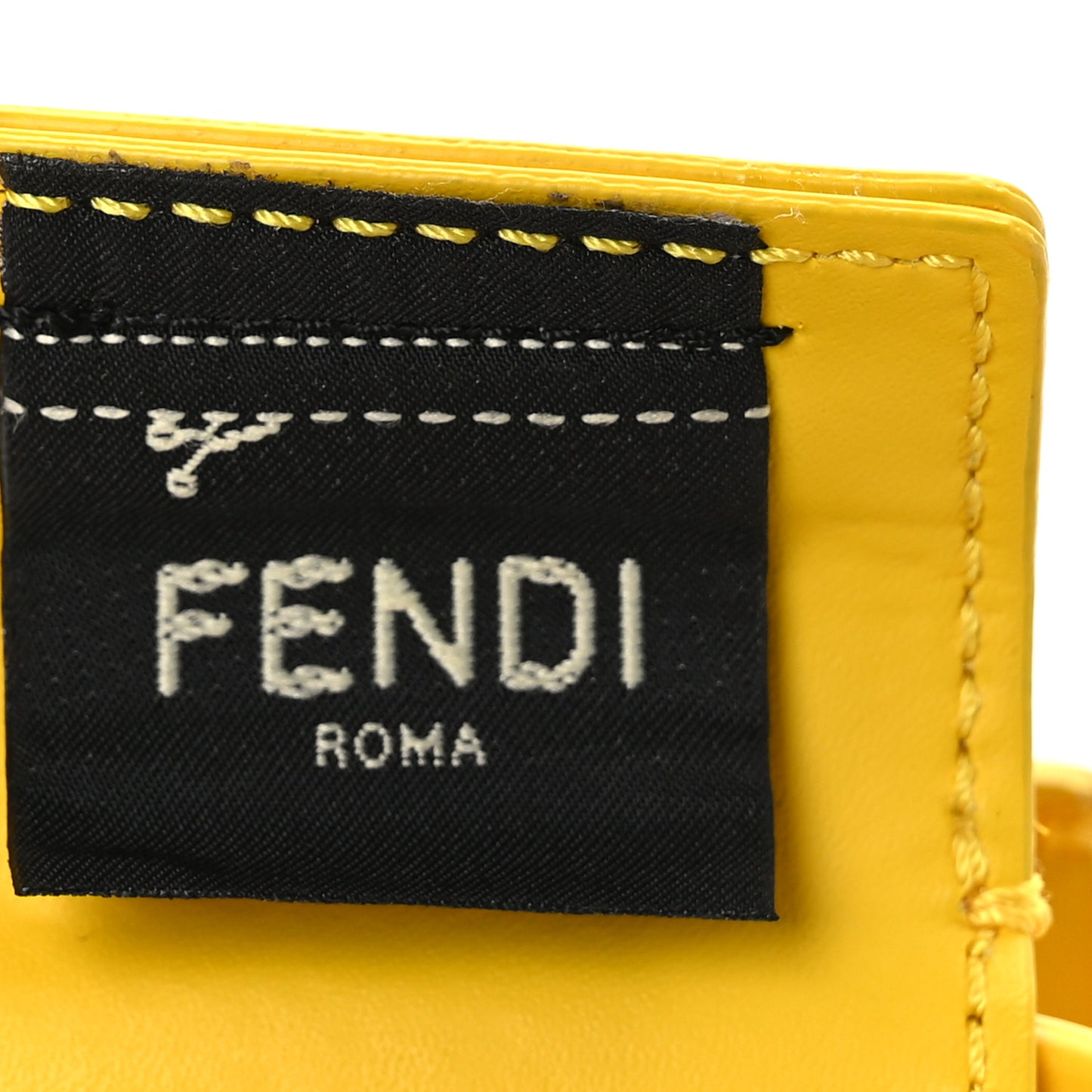 Recycled Plastic Vitello Liberty Matte Small Fendi Basket Limone