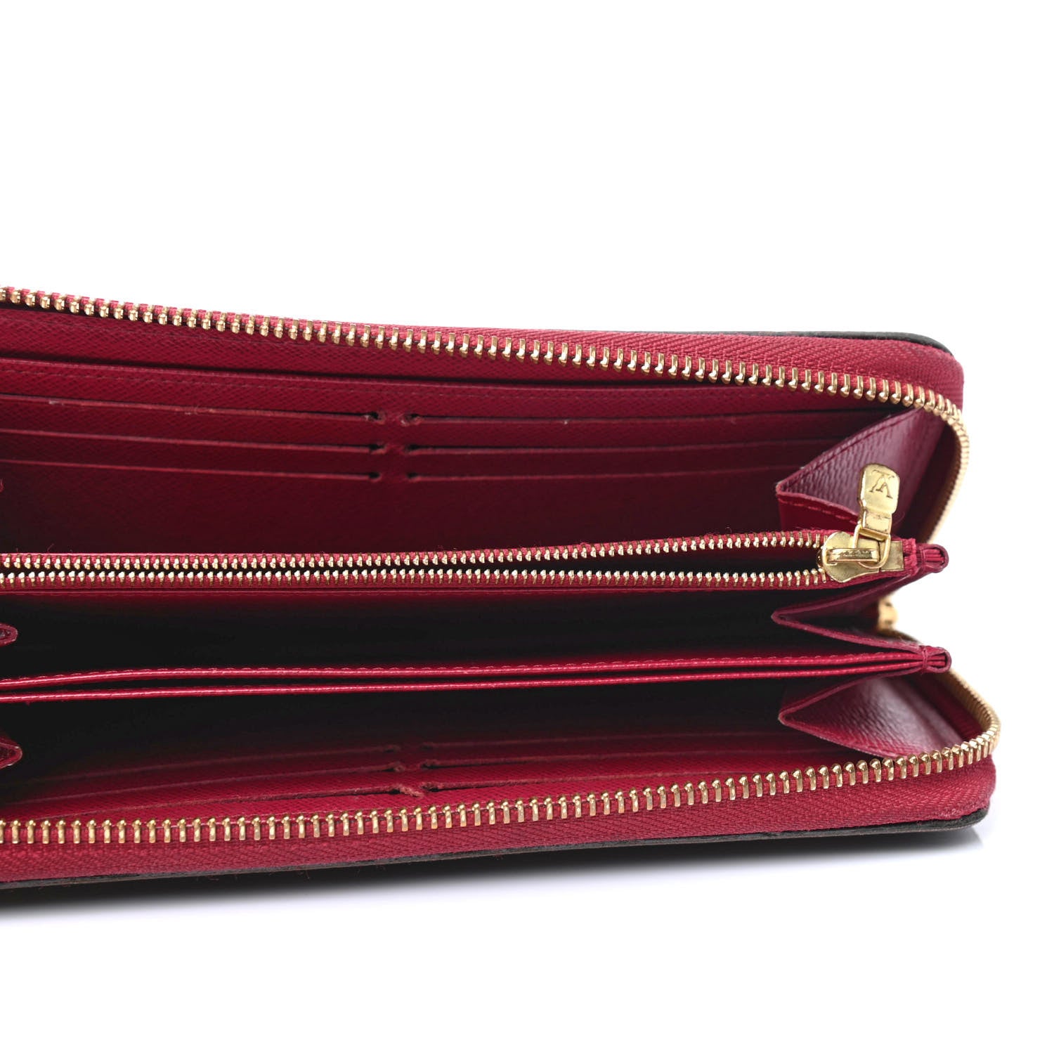 Louis Vuitton Monogram Zippy Wallet Fuchsia 4 of 5
