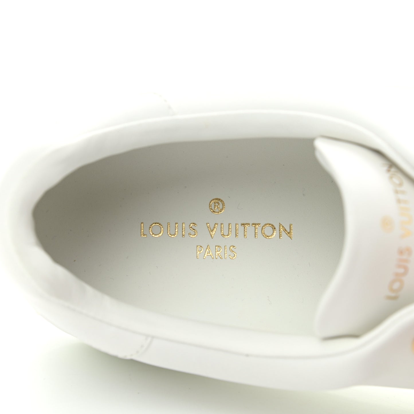 Calfskin Front Row Sneaker 38.5 White