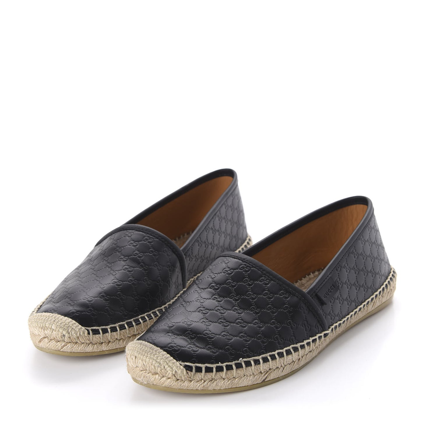 Microguccissima Signature Espadrilles 38 Black