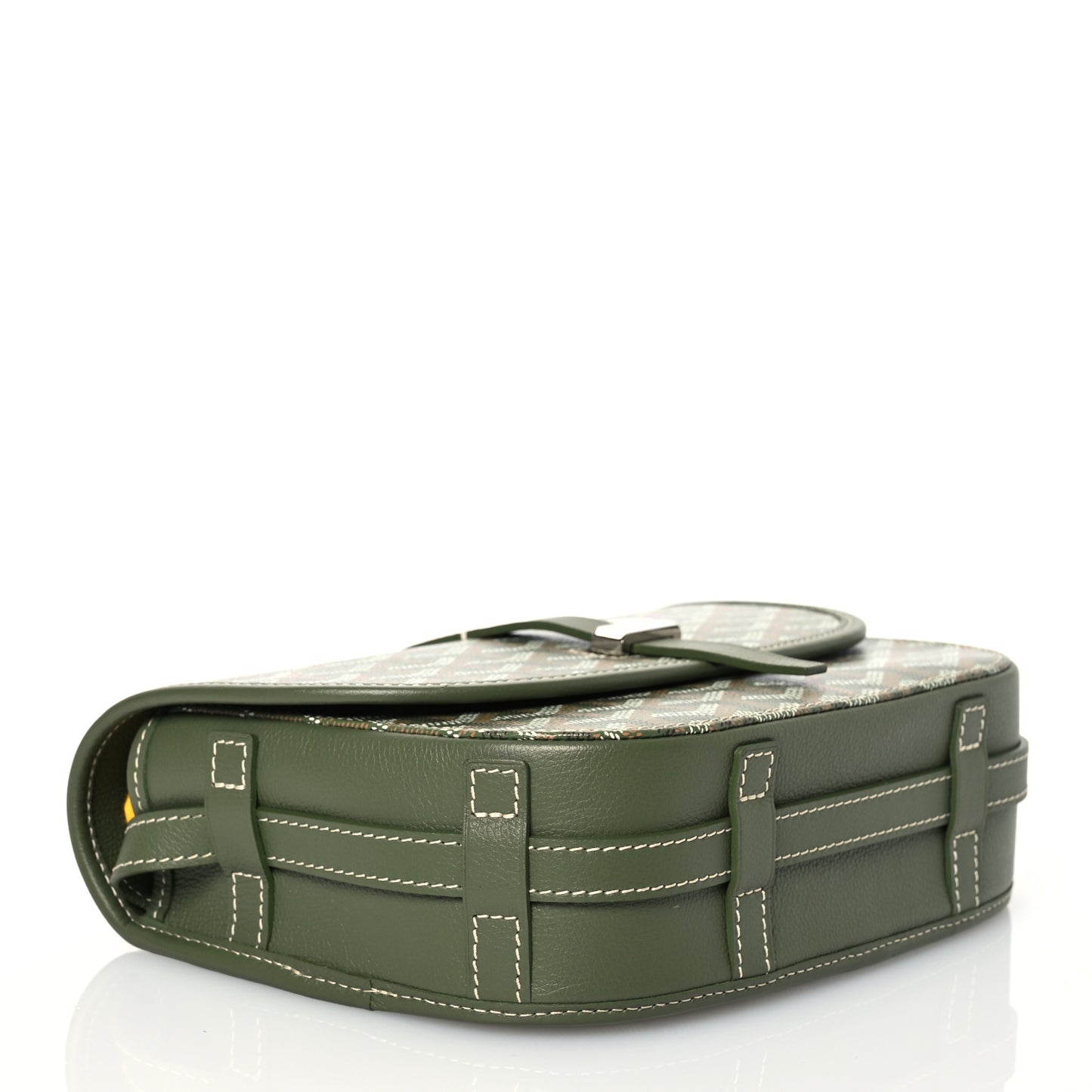 Goyardine Belvedere PM Messenger Bag Kaki