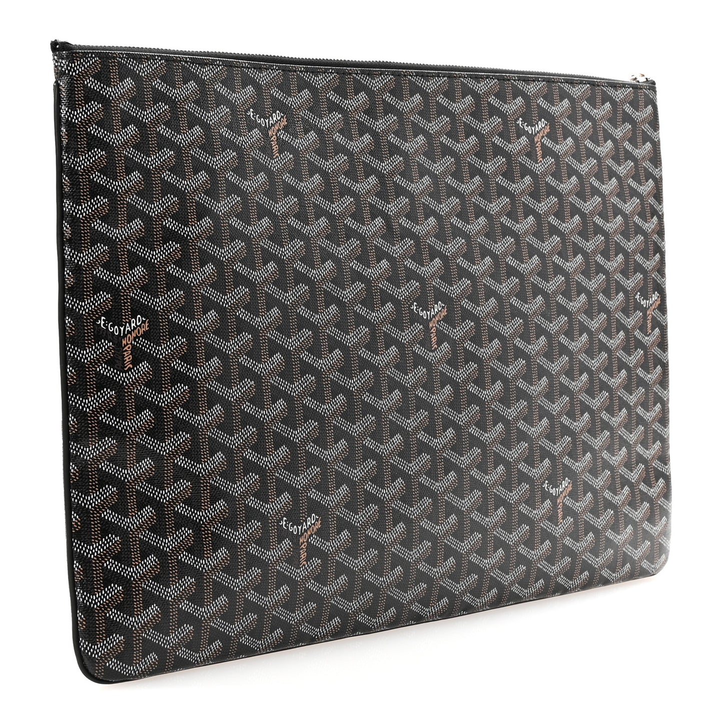 Goyardine Senat Pochette GM Black Gold