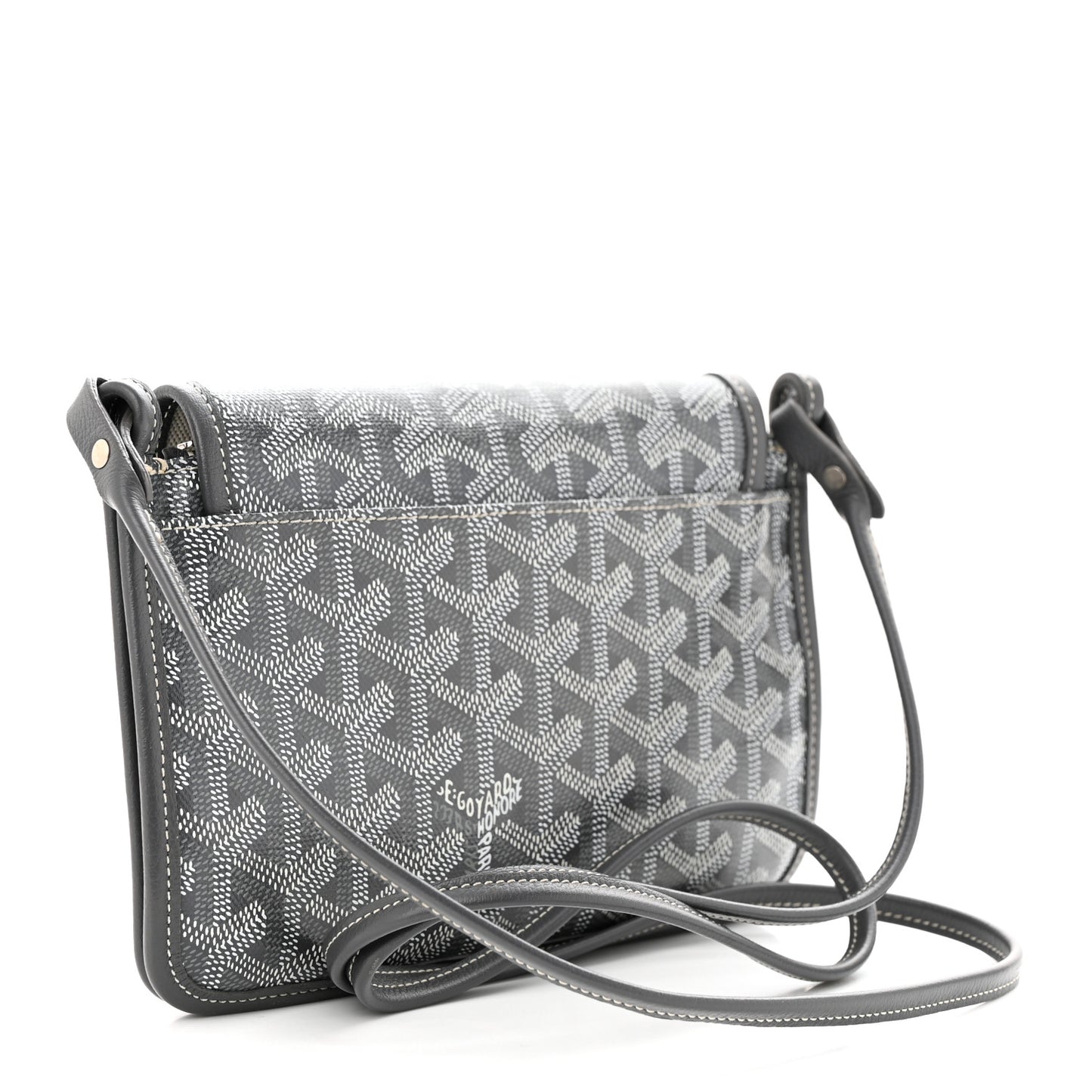 Goyardine Plumet Wallet Clutch Grey