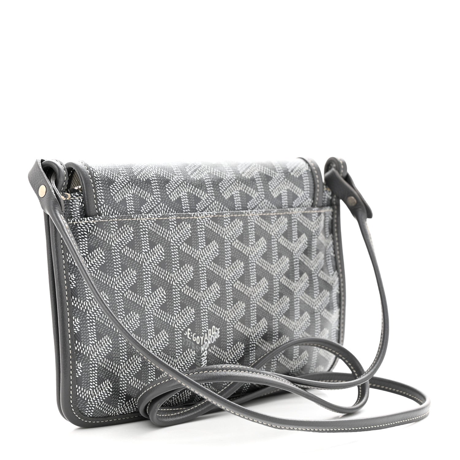 Goyard Goyardine Plumet Wallet Clutch Grey 3 of 10