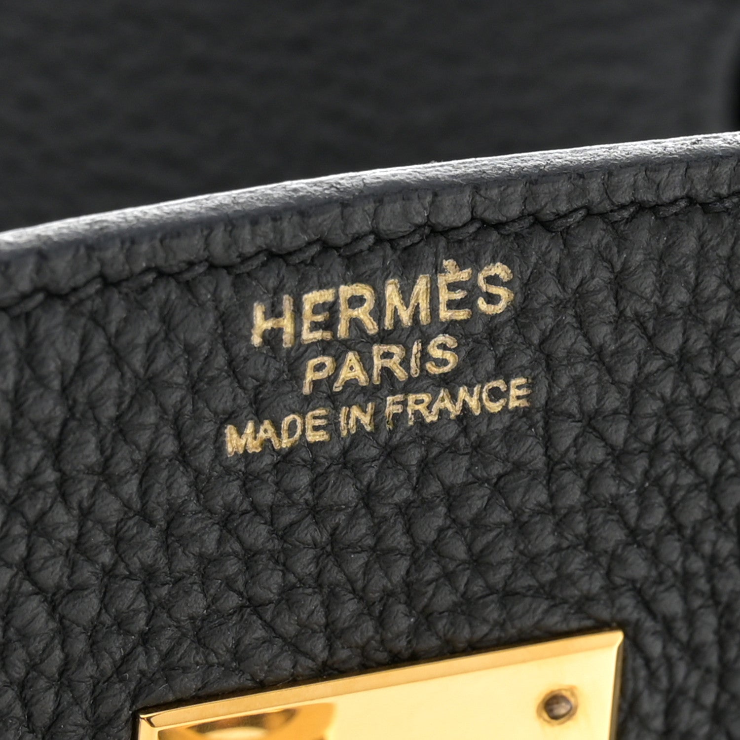 Hermes Togo BIRKIN 30 Black 6 of 14