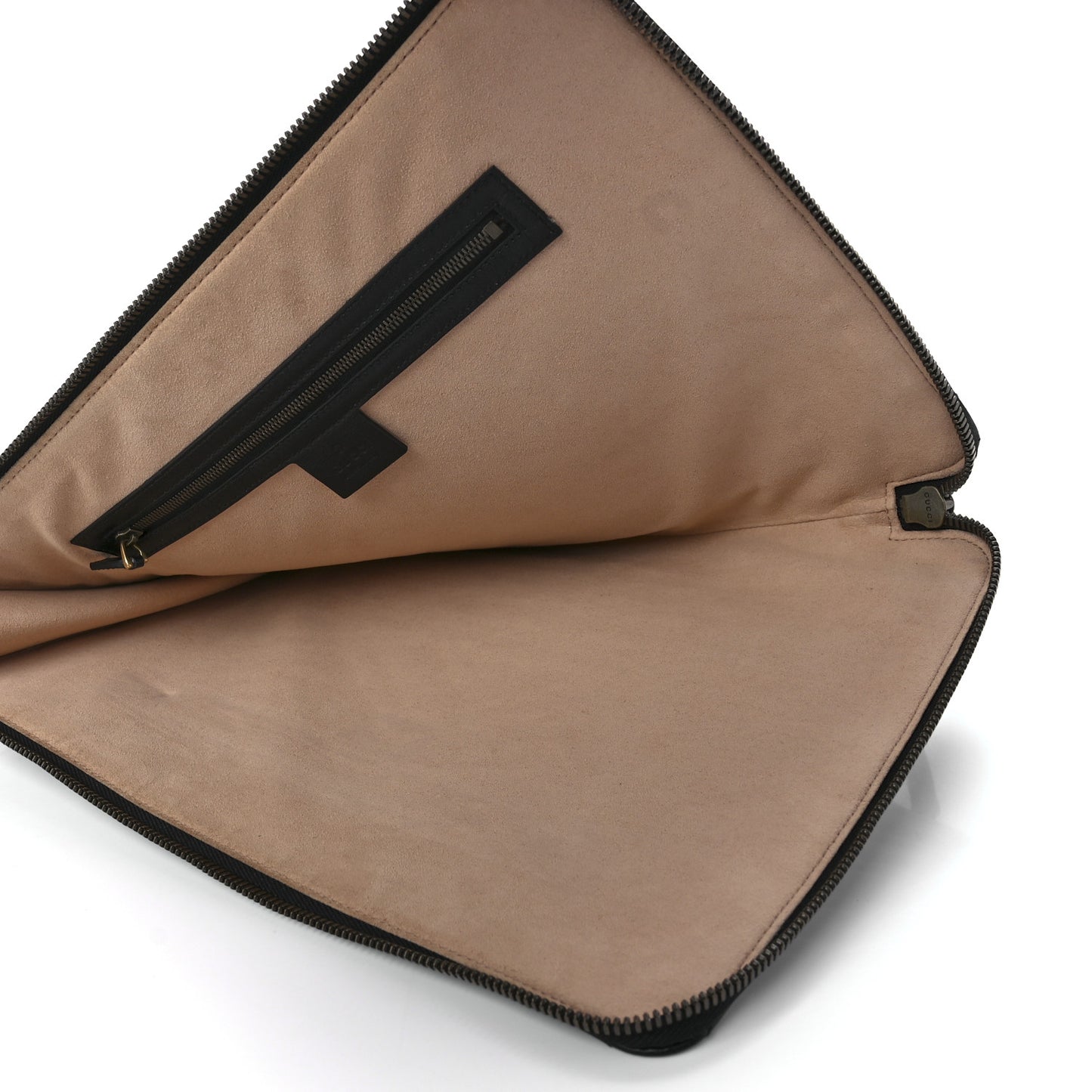 Calfskin Matelasse GG Marmont Portfolio Clutch Black