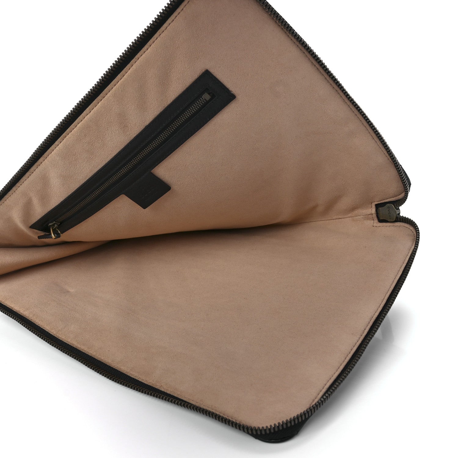 Gucci Calfskin Matelasse GG Marmont Portfolio Clutch Black 5 of 12