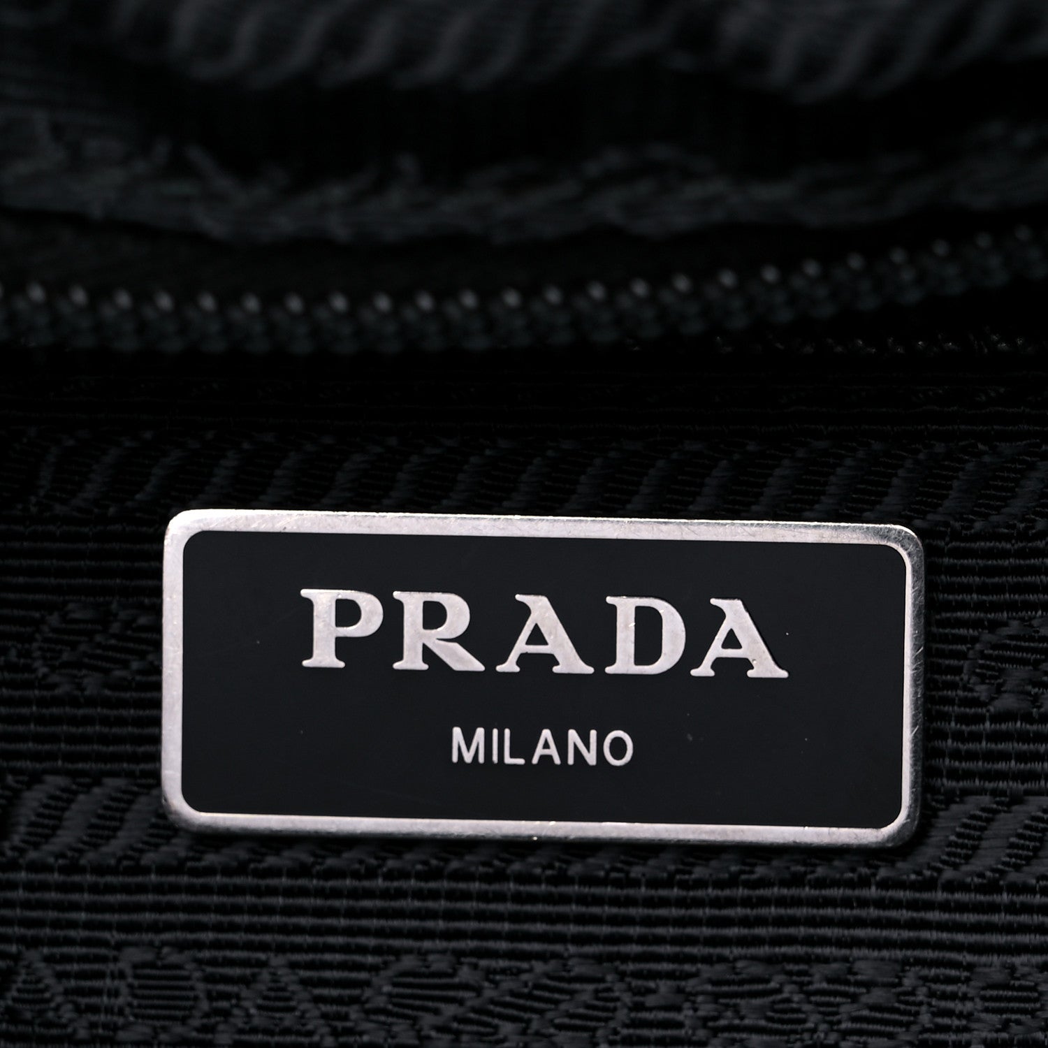 Prada Tessuto Nylon Saffiano Medium Backpack Black 6 of 11