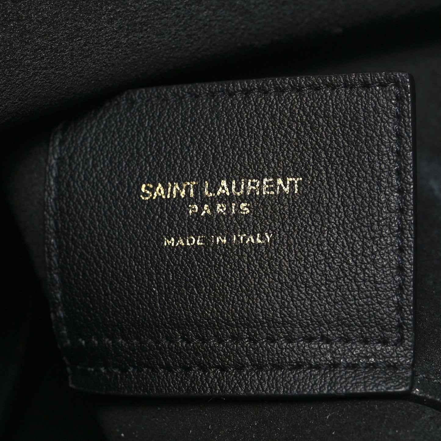 Calfskin Large Shopping Tote Black
