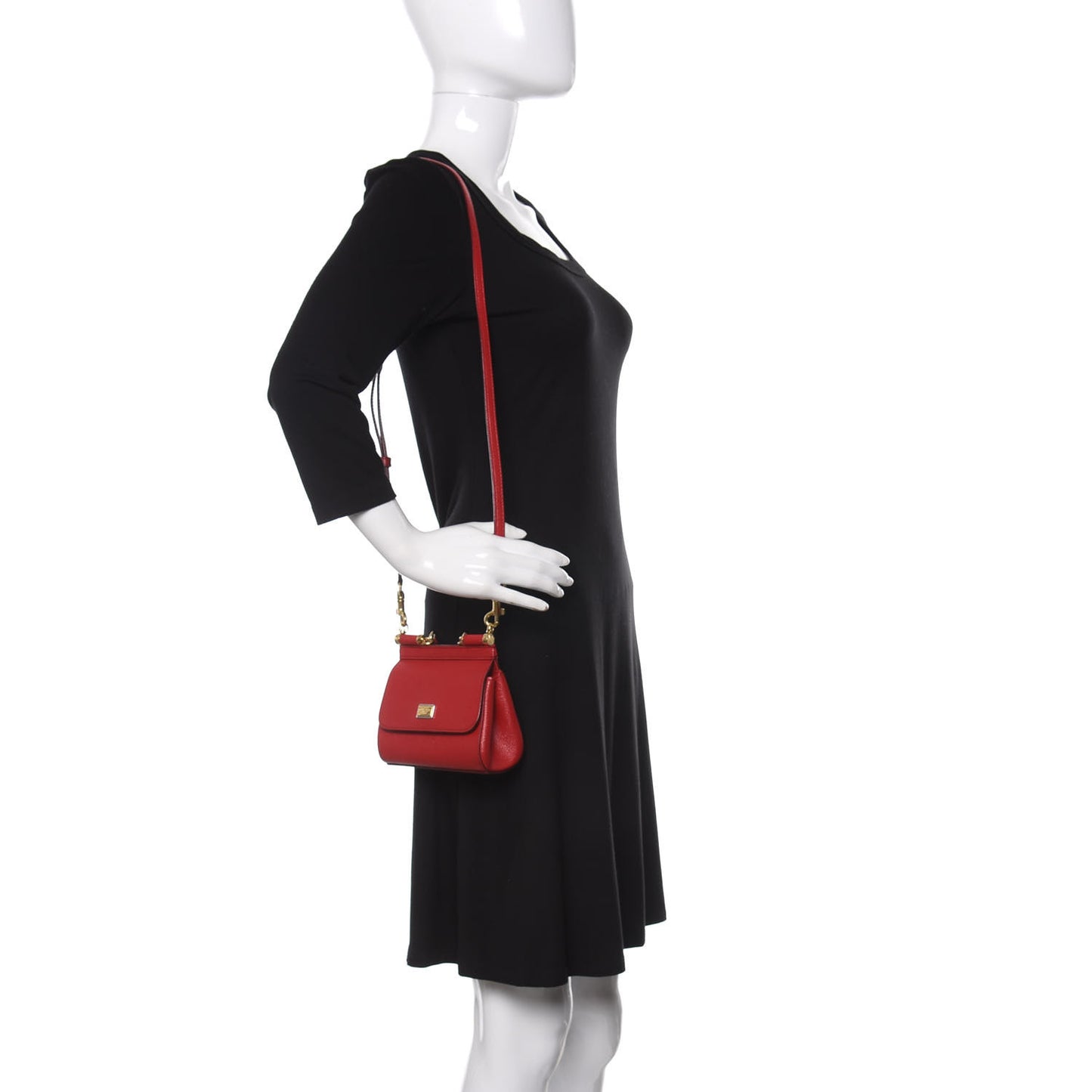 Dauphine Micro Miss Sicily Satchel Red