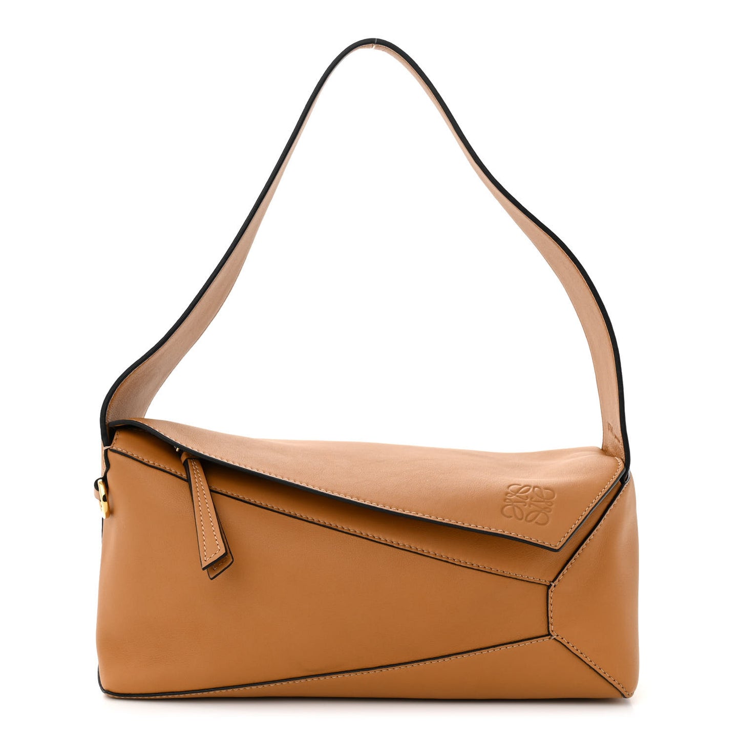 Calfskin Puzzle Hobo Warm Dessert