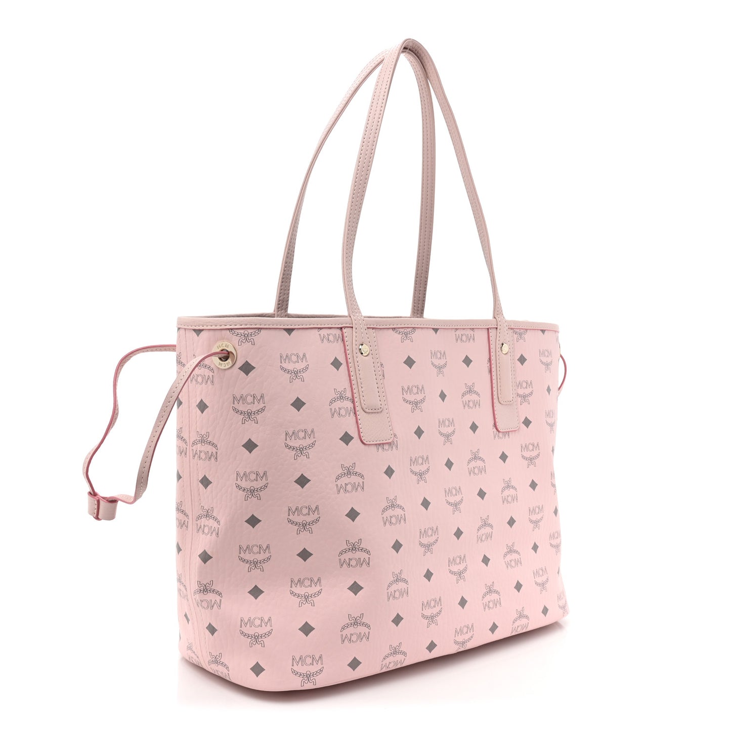 Visetos Medium Liz Reversible Shopper Tote Powder Pink
