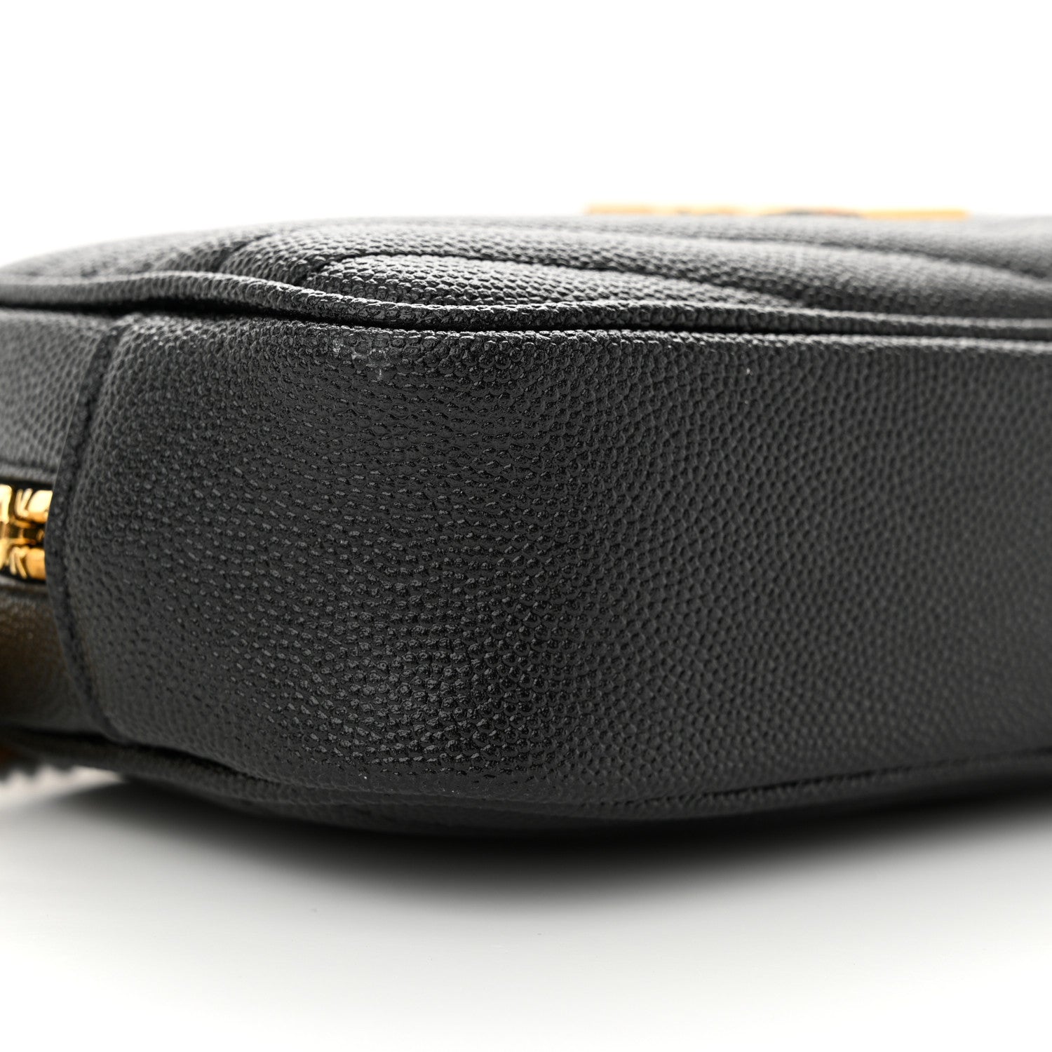 Saint Laurent Grain De Poudre Matelasse Monogram Mini Lou Camera Bag Black 9 of 12