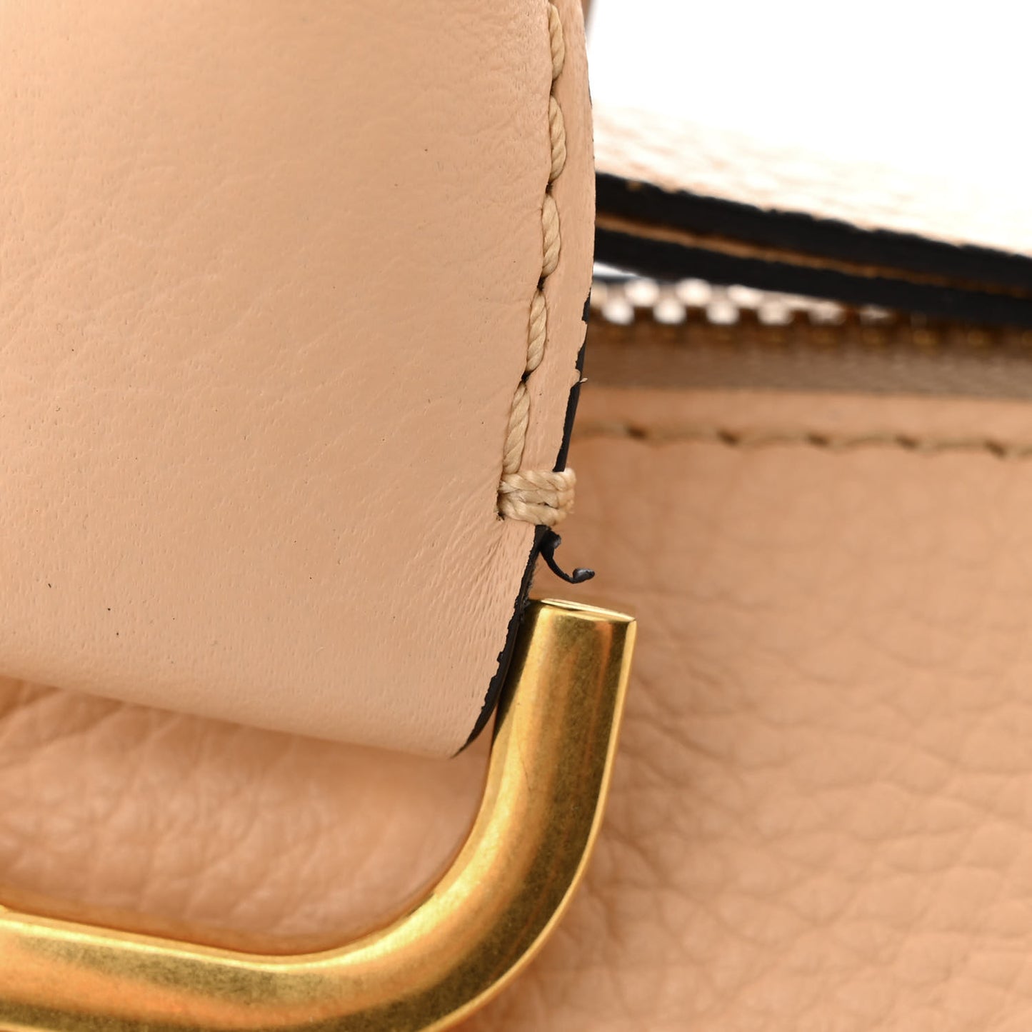 Calfskin Medium Marcie Satchel Light Tan
