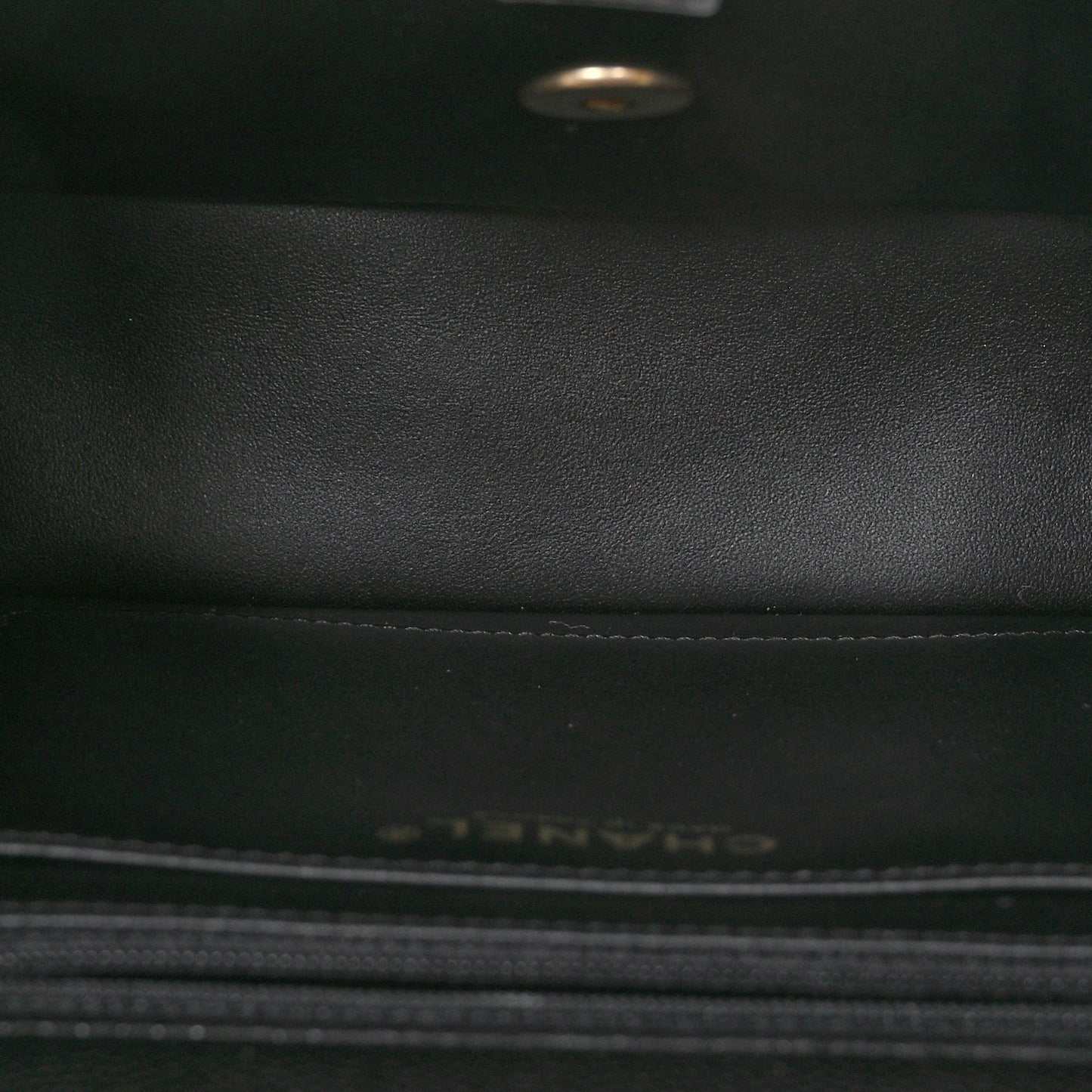 Caviar Quilted 31 Rue Cambon Top Handle Flap Black