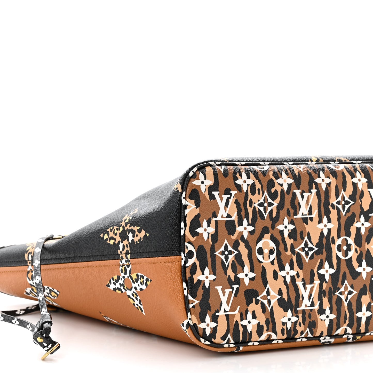 Monogram Giant Jungle Neverfull MM Black