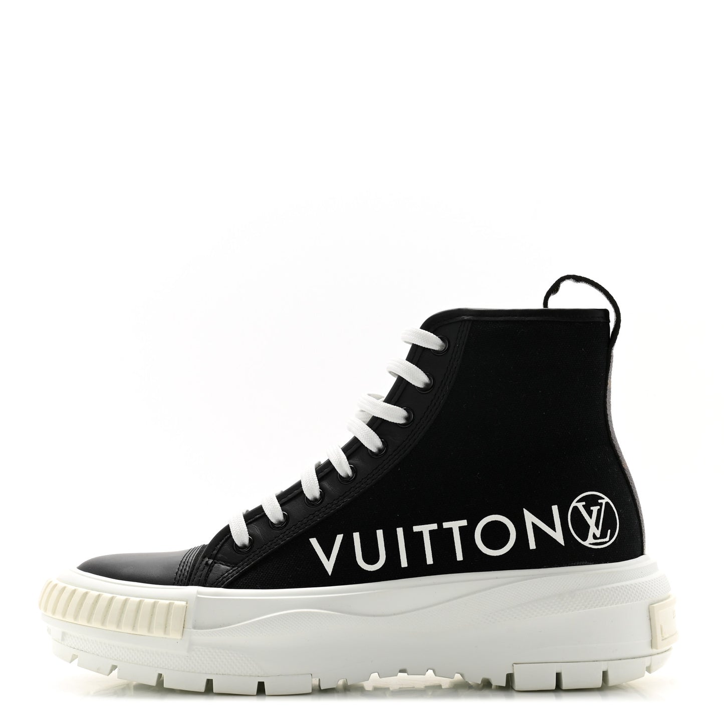 Canvas LV Squad Sneaker Boots 38.5 Black