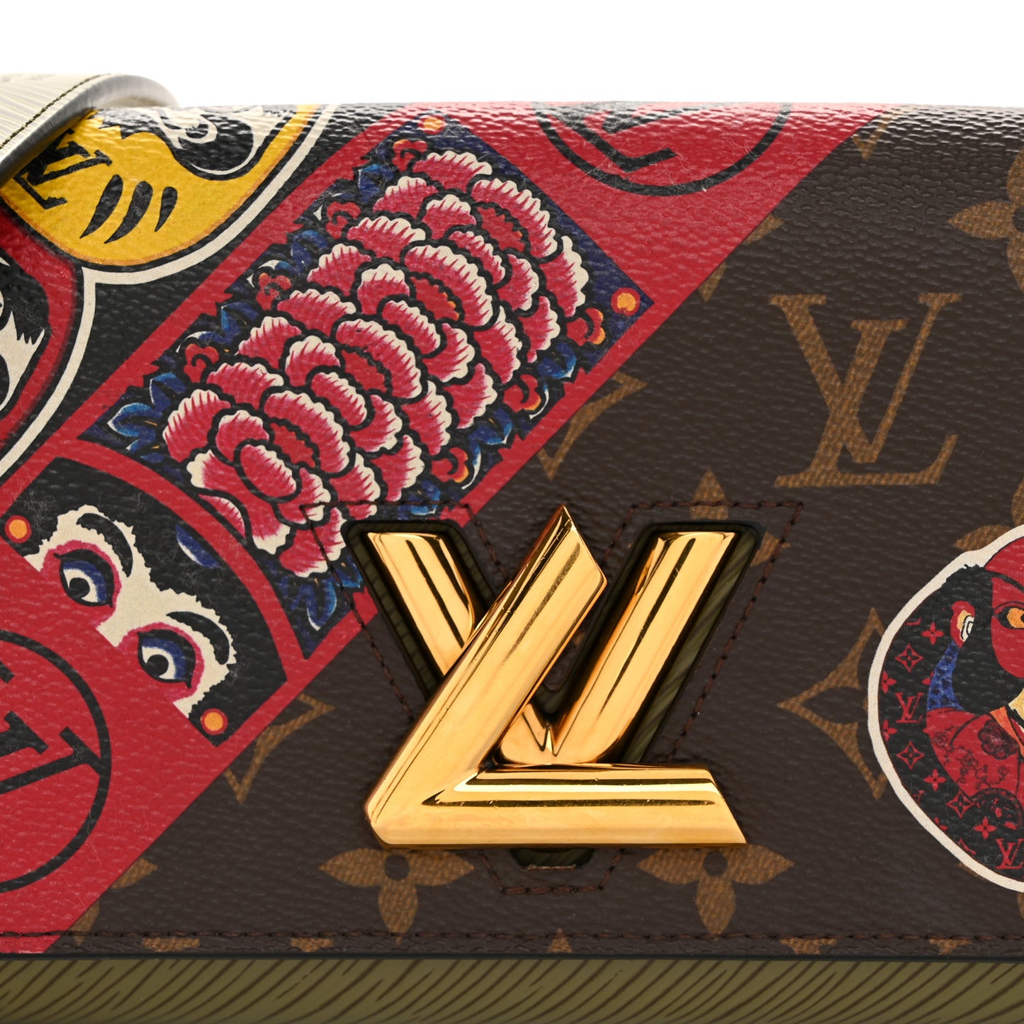 Monogram Epi Kabuki Twist Chain Wallet