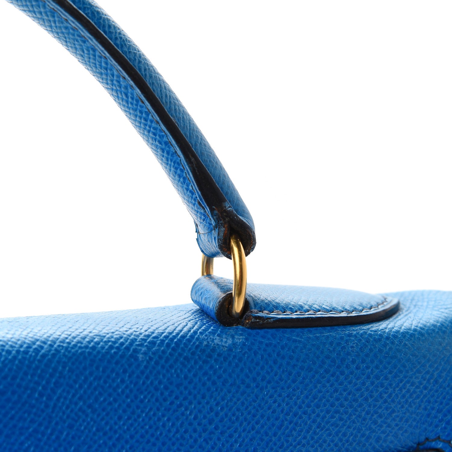 Hermes Courchevel Kelly Retourne 32 Bleu France 17 of 18