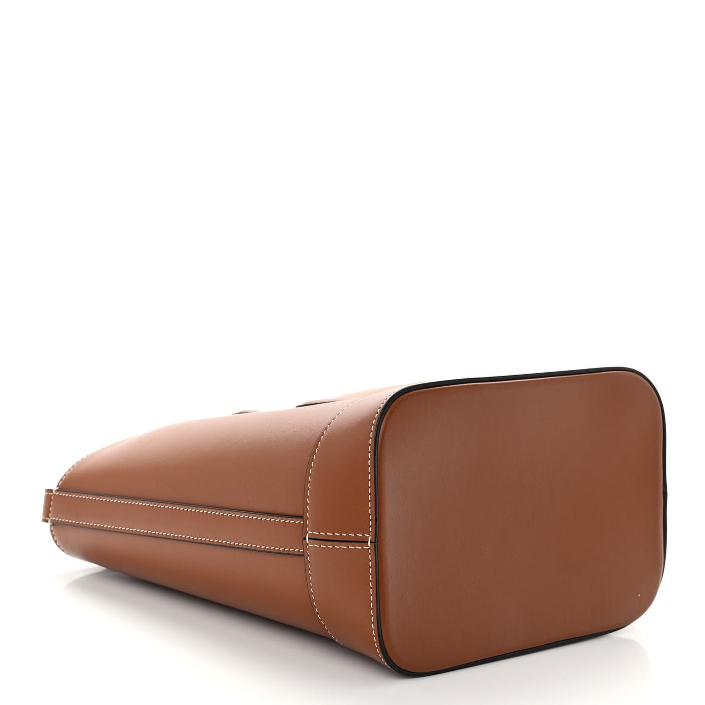 Smooth Calfskin Small Cuir Triomphe Bucket Bag Tan