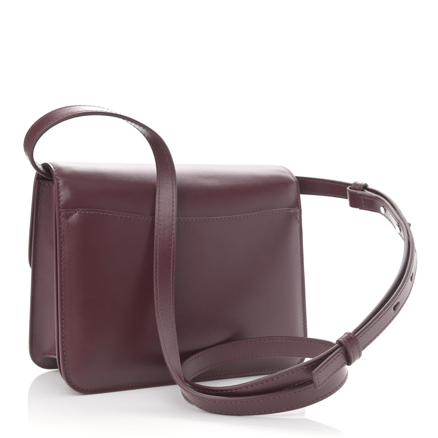 Calfskin Kattie Shoulder Bag Burgundy