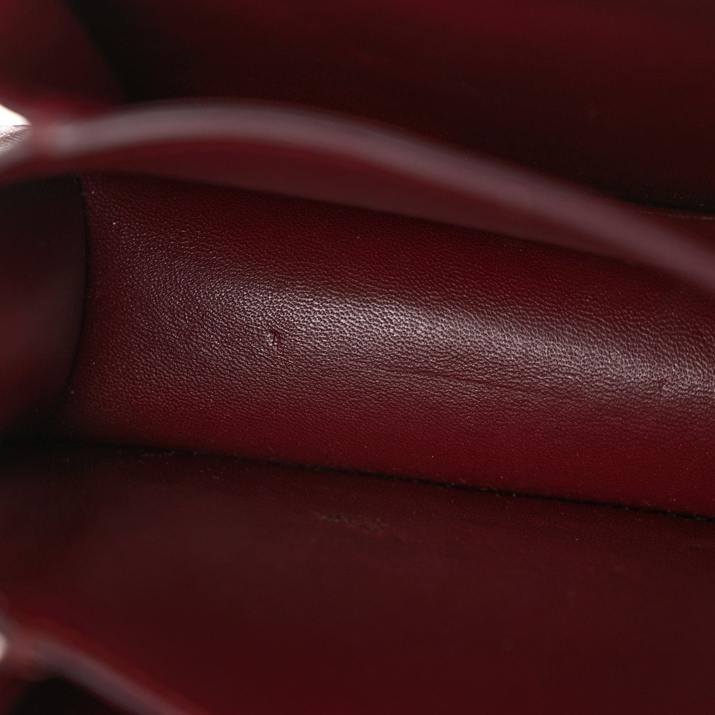 Box Calfskin Small Classic Box Flap Bag Burgundy