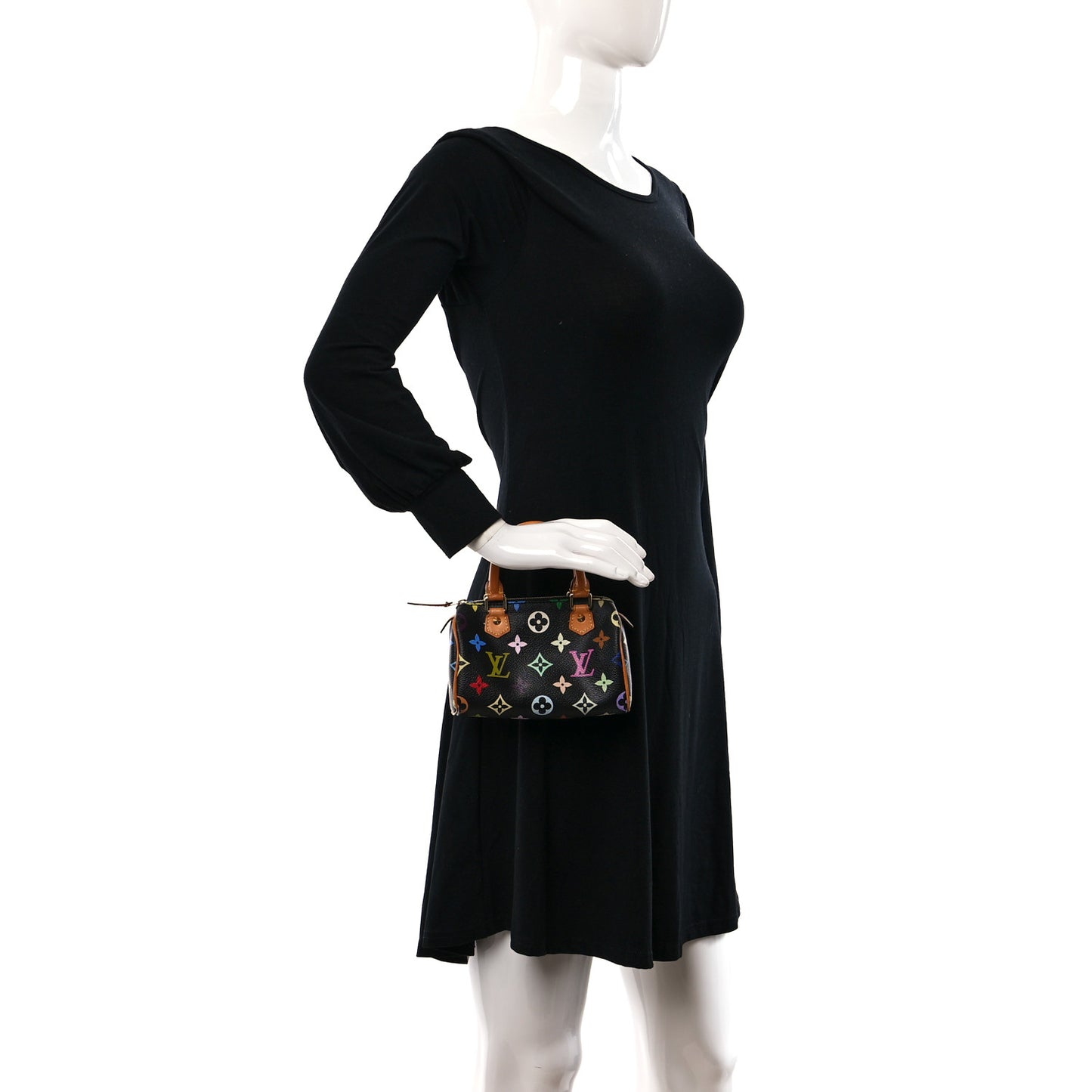 Monogram Multicolor Mini Sac HL Speedy Black