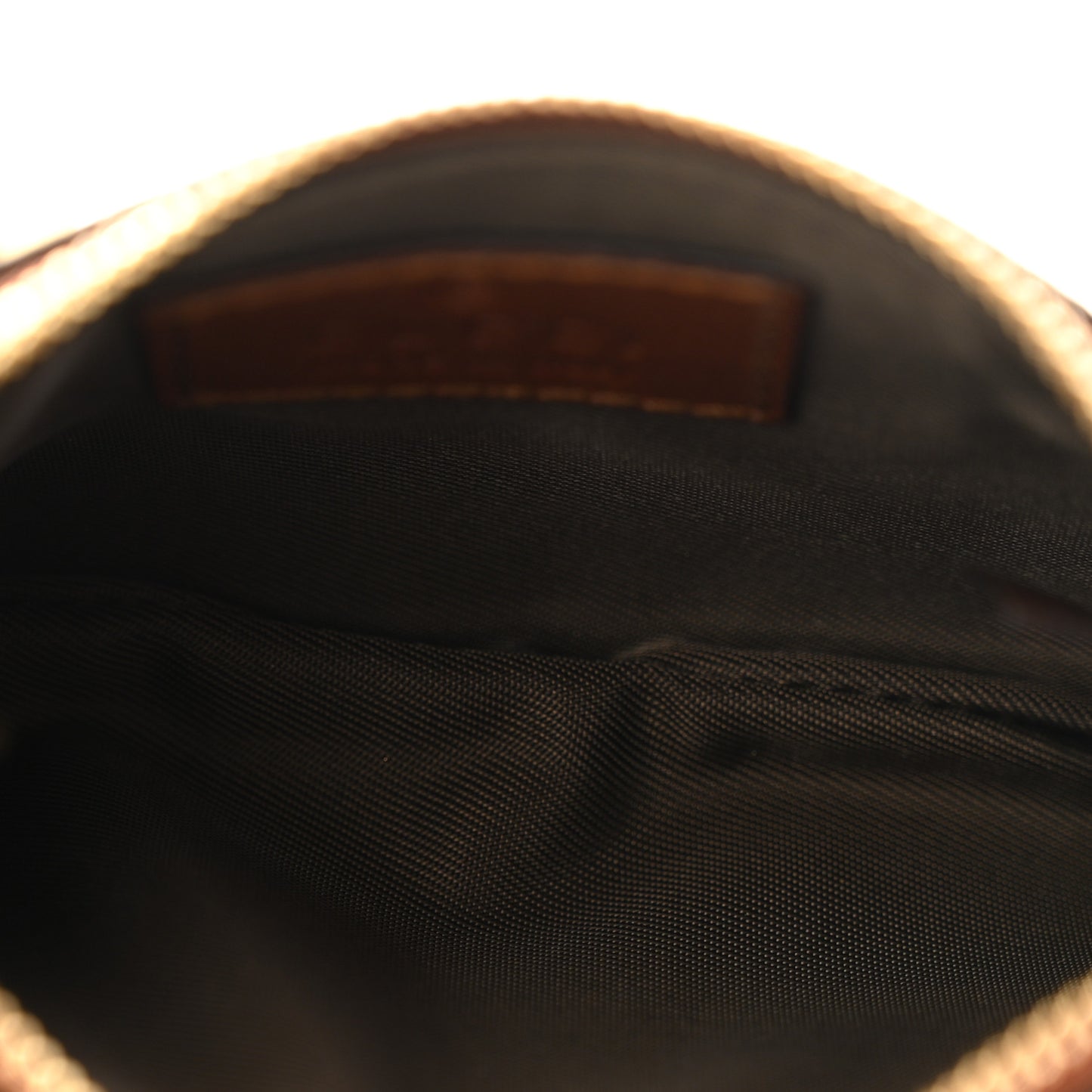 GG Supreme Monogram Key Case Brown