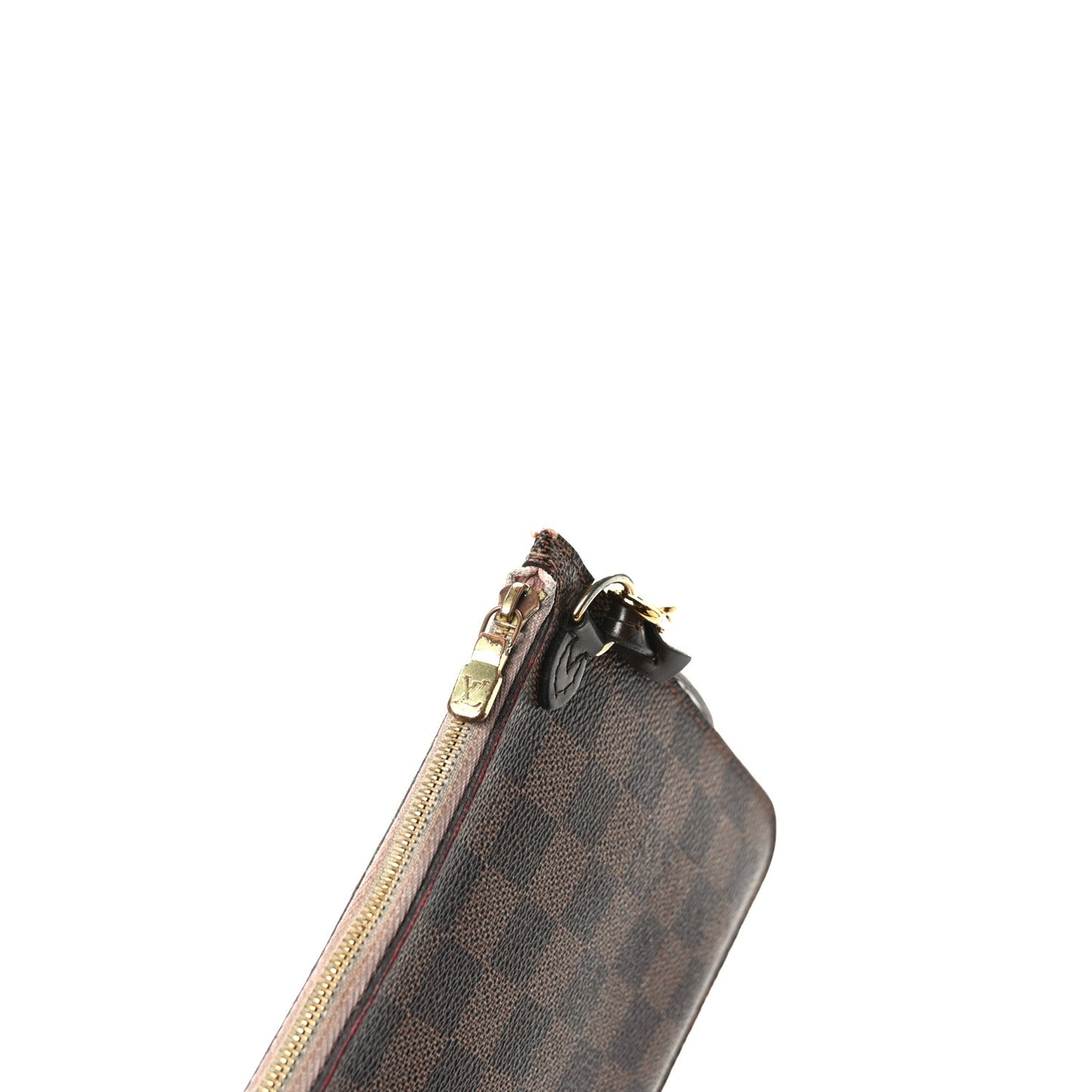 Damier Ebene Neverfull MM GM Pochette Rose Ballerine