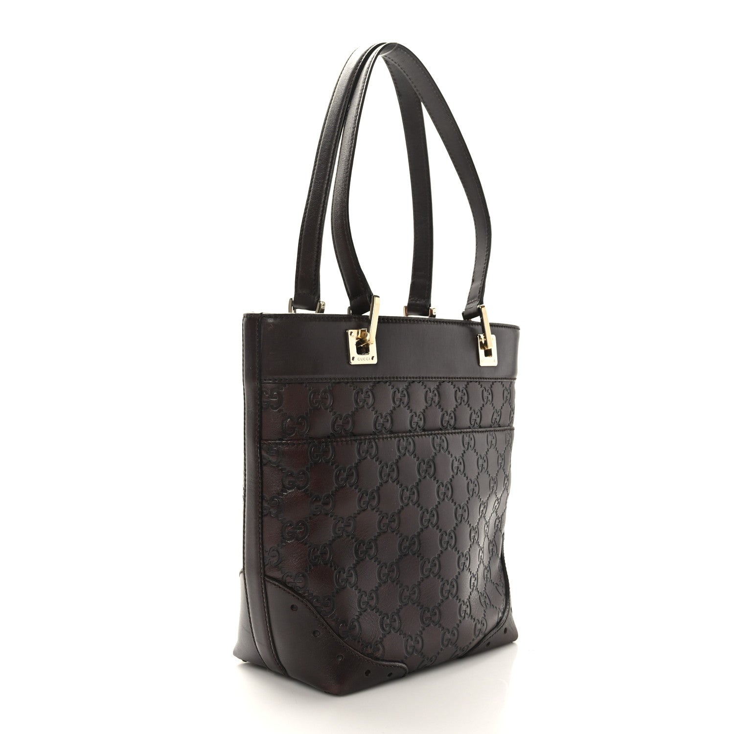 Gucci Guccissima Small Punch Tote Brown 3 of 9