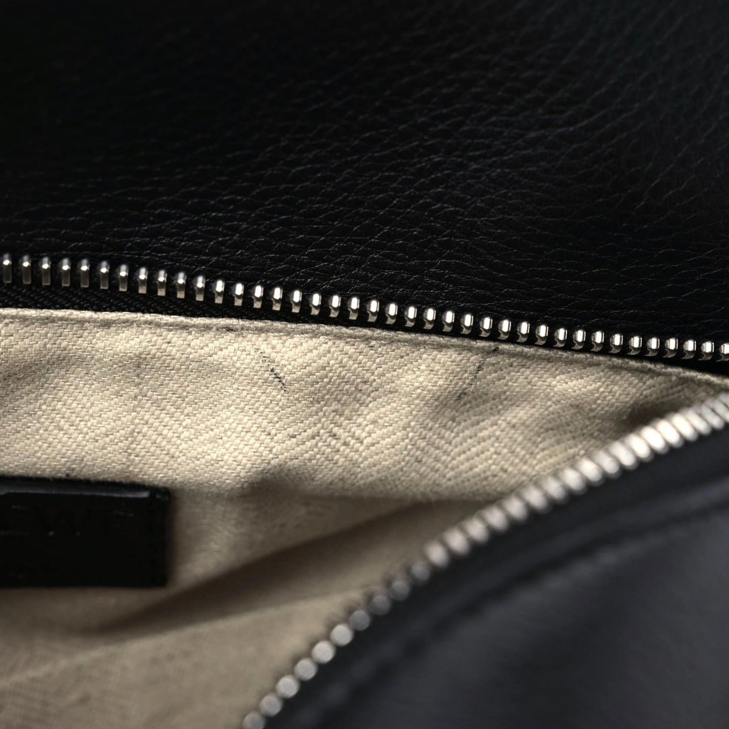 Calfskin Small Puzzle Bag Black