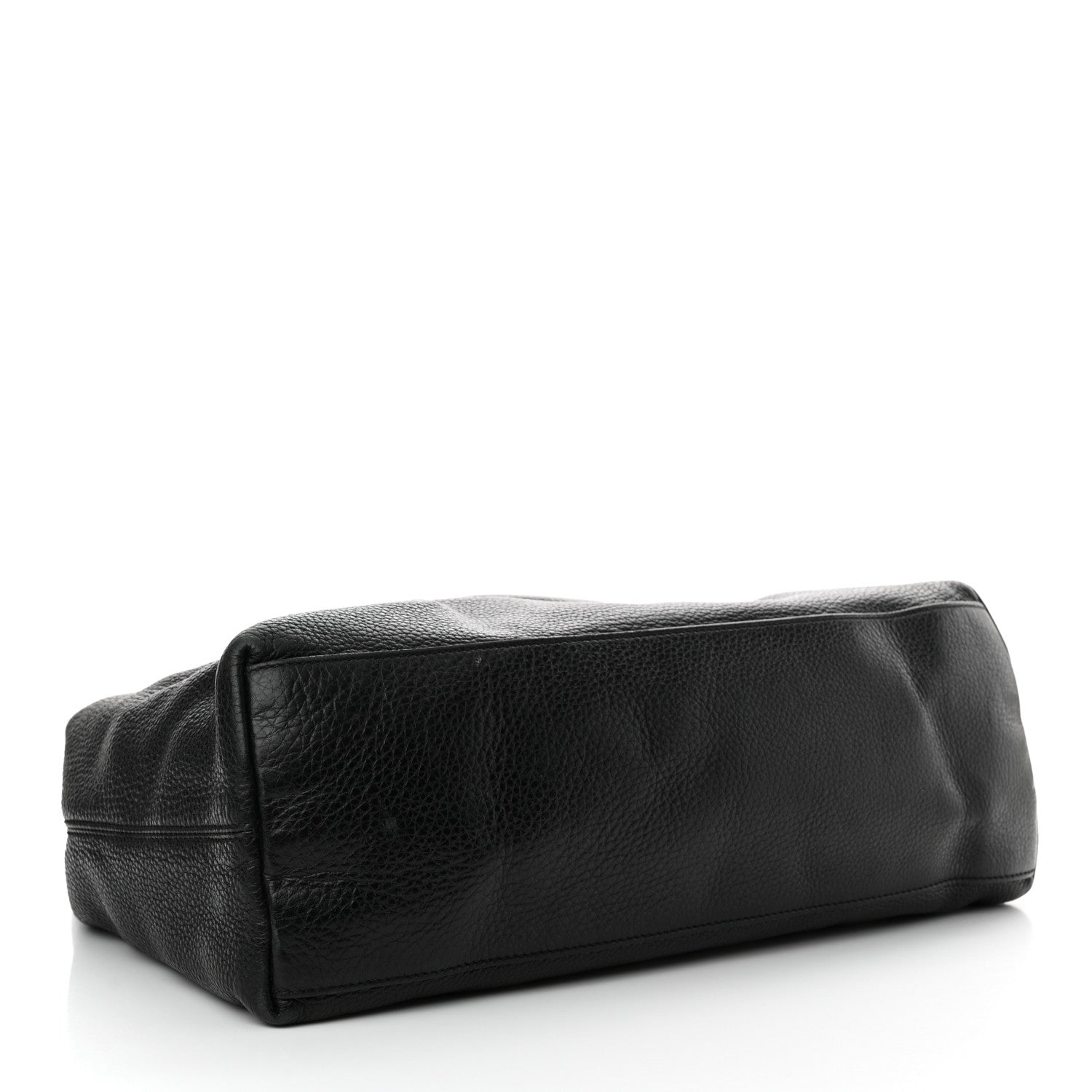 Gucci Pebbled Calfskin Medium Soho Chain Shoulder Bag Black 4 of 22