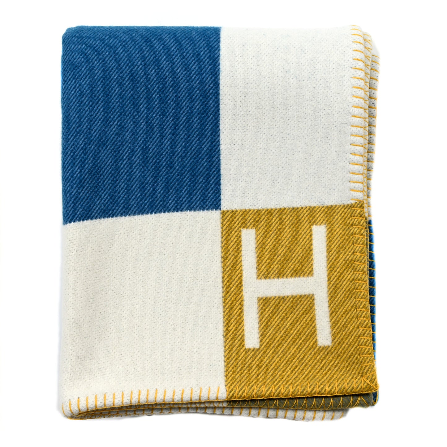 Wool Cashmere Avalon Vibration Blanket Outremer