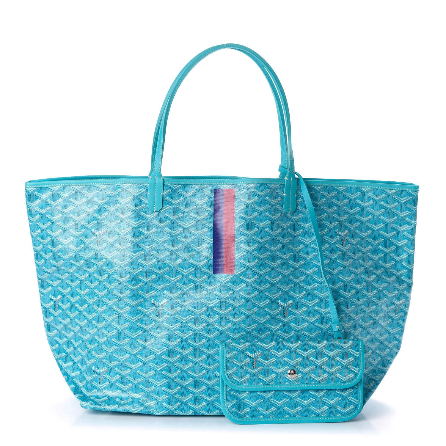 Goyard Goyardine Saint Louis GM Turquoise 637581 – FASHIONPHILE