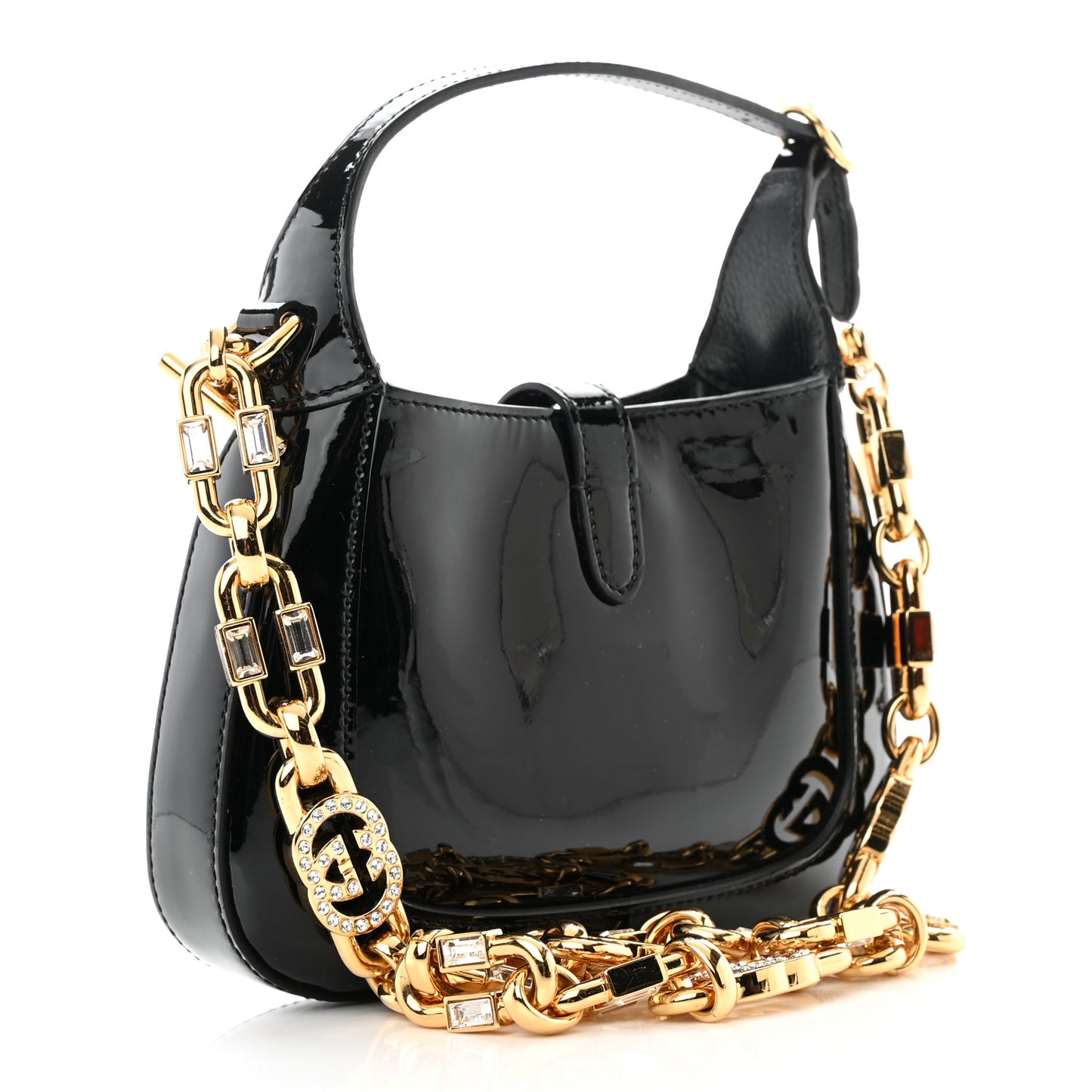 Patent Mini Jackie 1961 Crystal Hobo Black