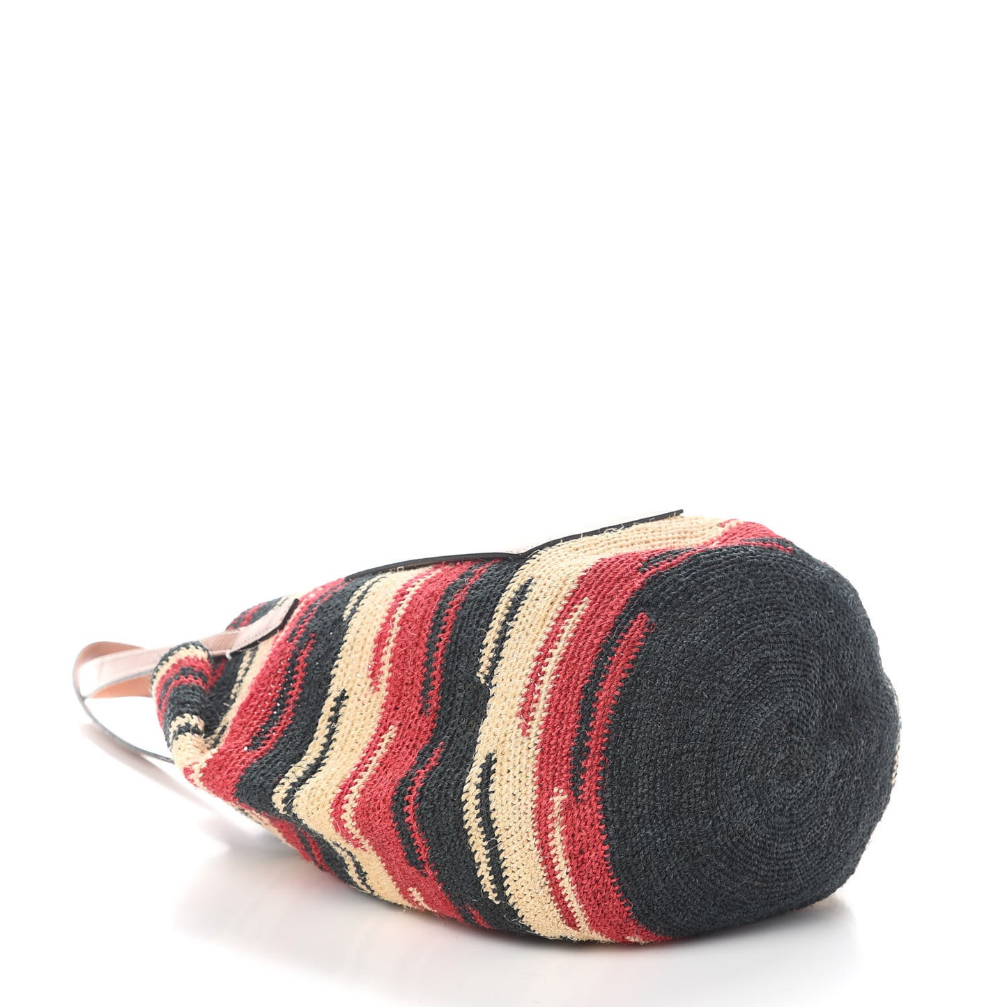 Sisal Calfskin Paula's Ibiza Shigra Tote Bag Multicolor