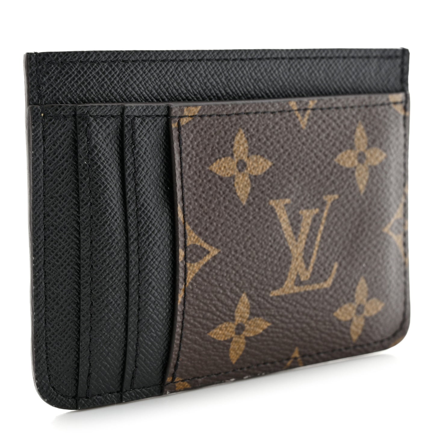 Reverse Monogram Side Up Card Holder